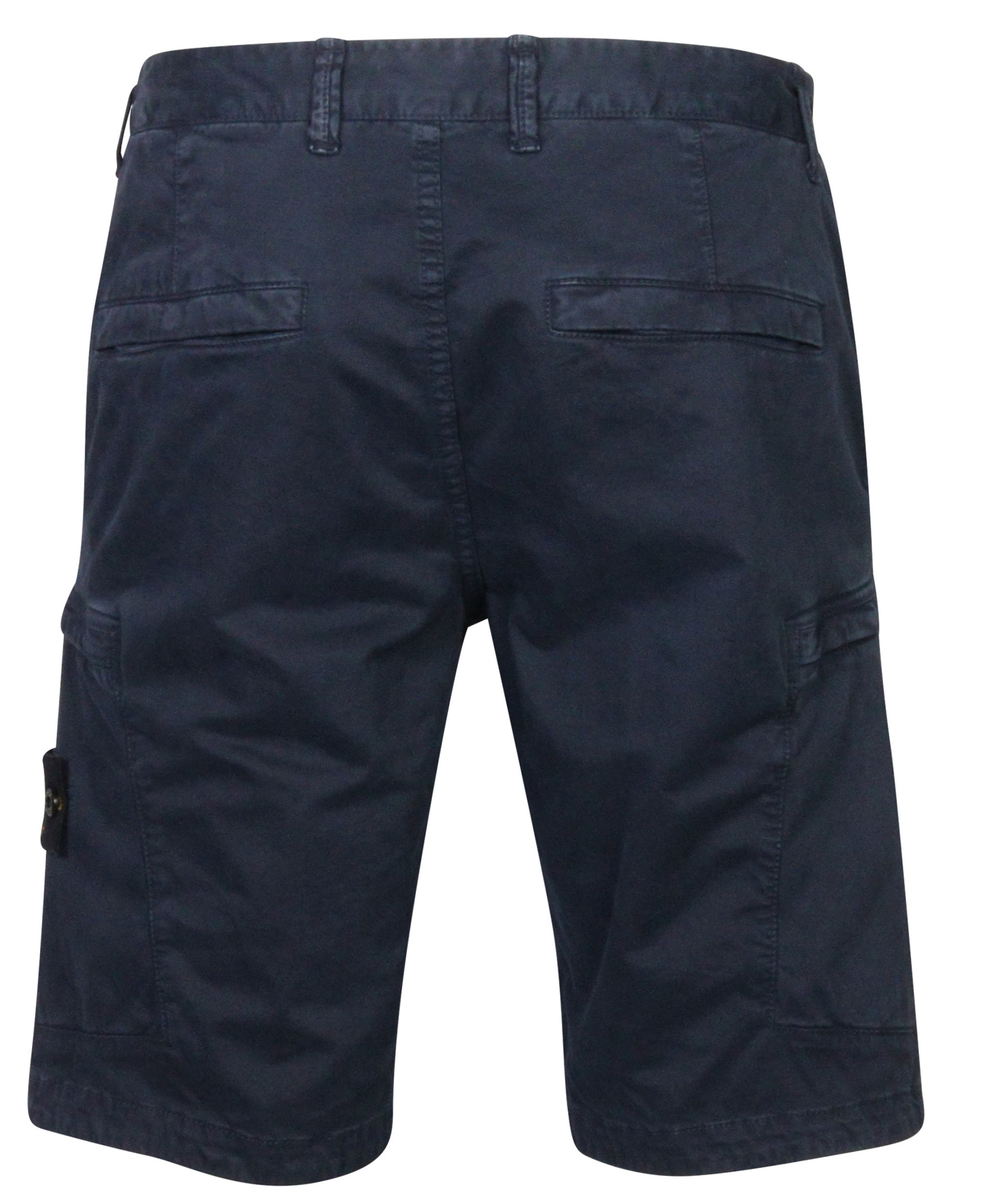 Stone Island Cotton Cargo Bermuda Washed Navy 33