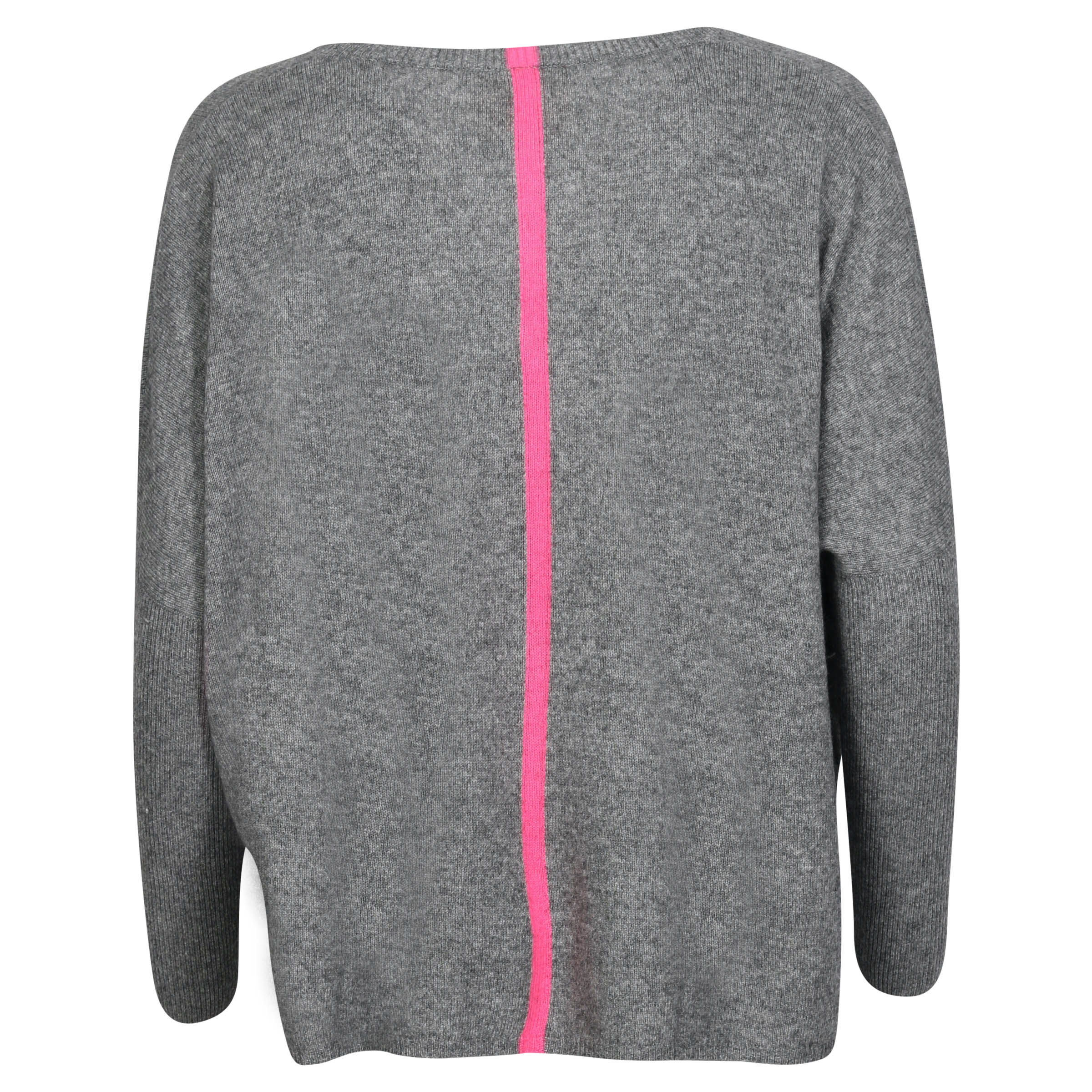 Absolut Cashmere Oversized Sweater Chloe Grey/PInk S