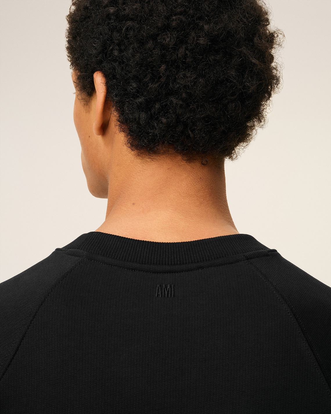 AMI PARIS de Coeur Big Logo Sweatshirt in Black