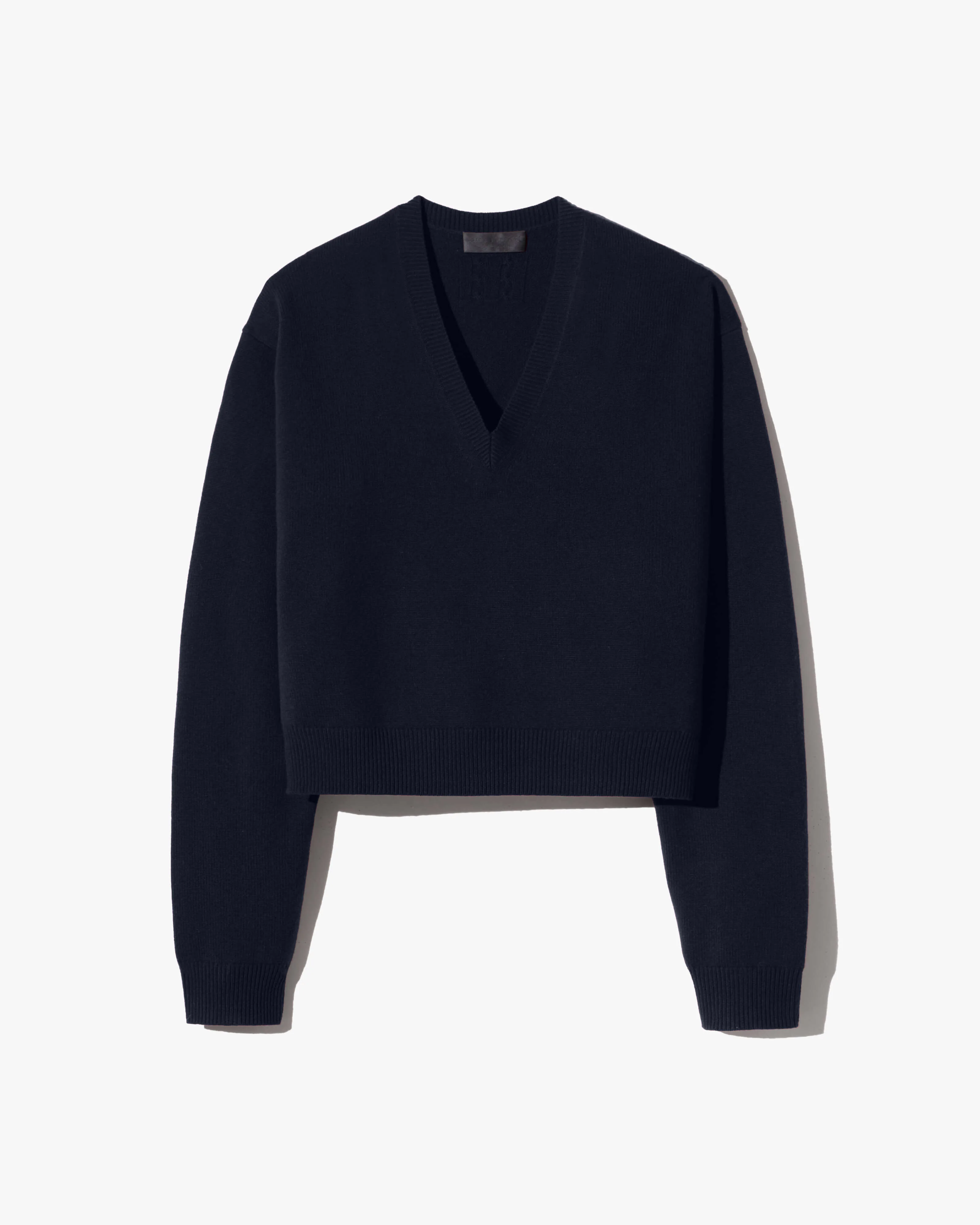 NILI LOTAN Feron Cashmere Sweater in Dark Navy