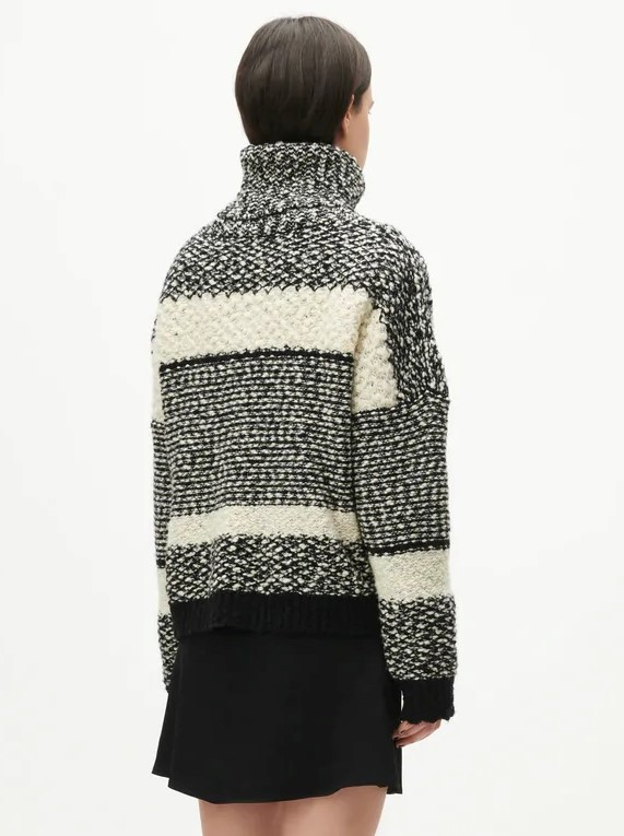Lala Berlin Jumper Kalea Black/White Stripes