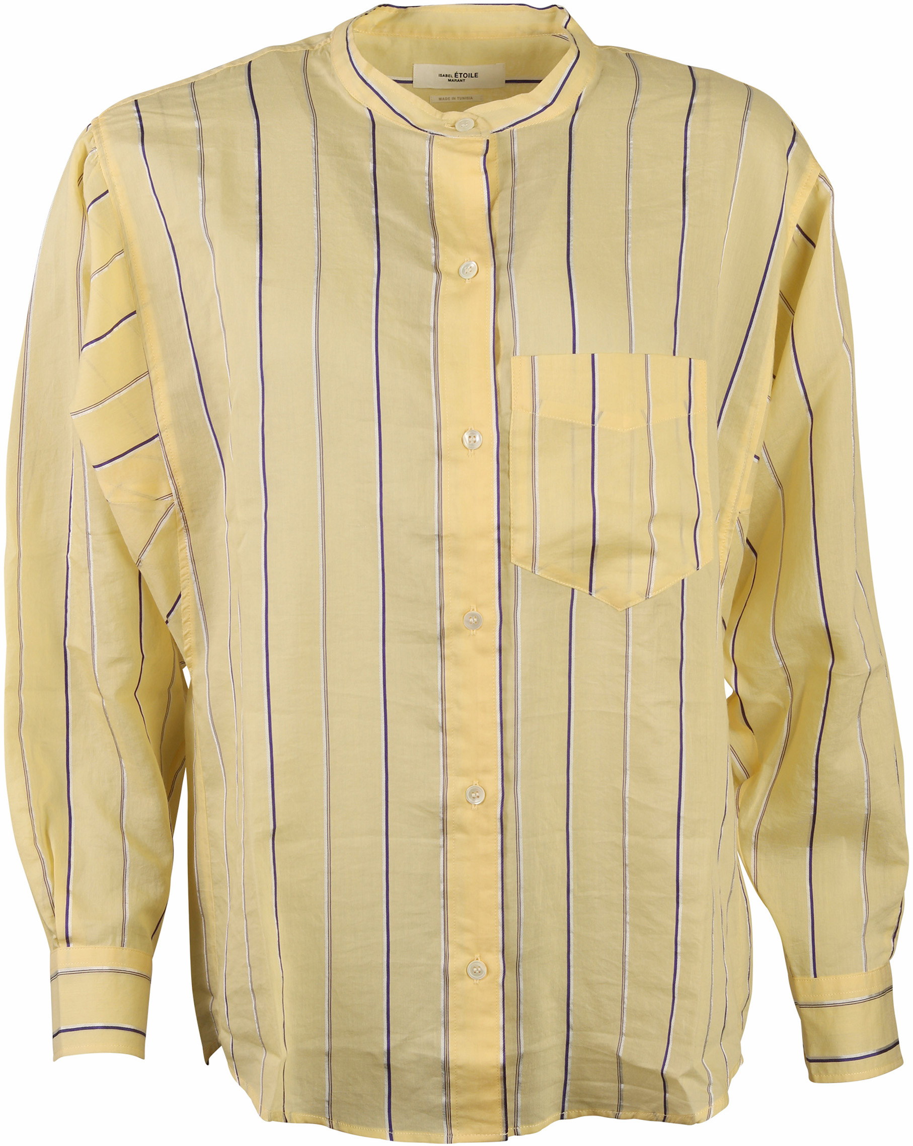 Isabel Marant Shirt Satchell Yellow Striped FR/38 - DE/36