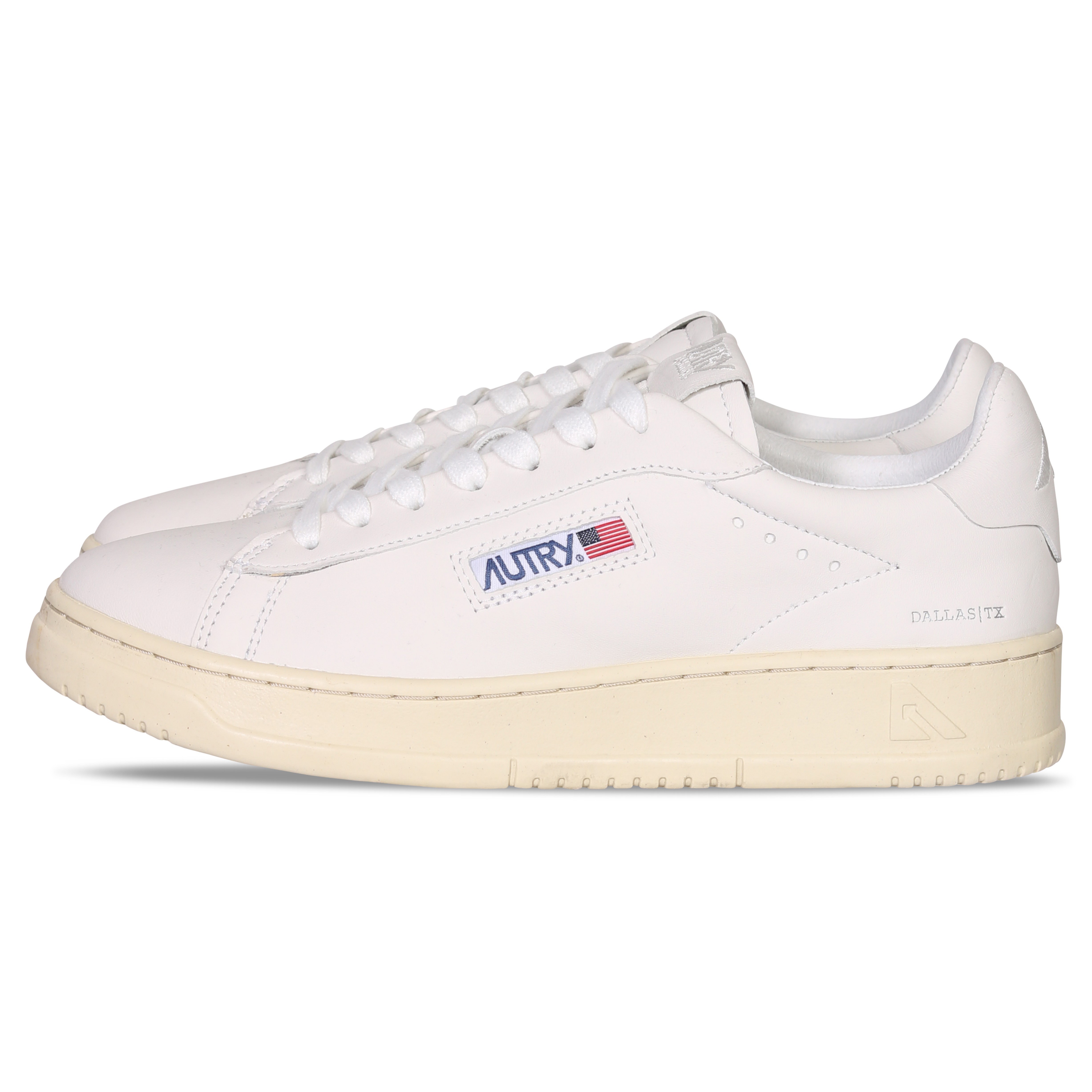 Autry Action Shoes Dallas Low Sneaker Goat White/White