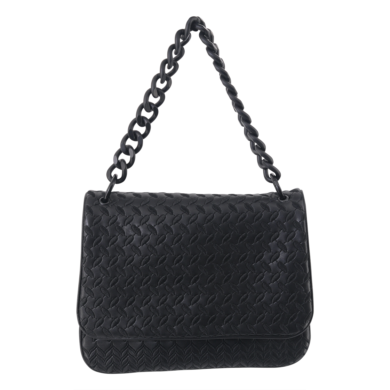 Lala Berlin Handbag Lucy Kufiya Black Embroidery
