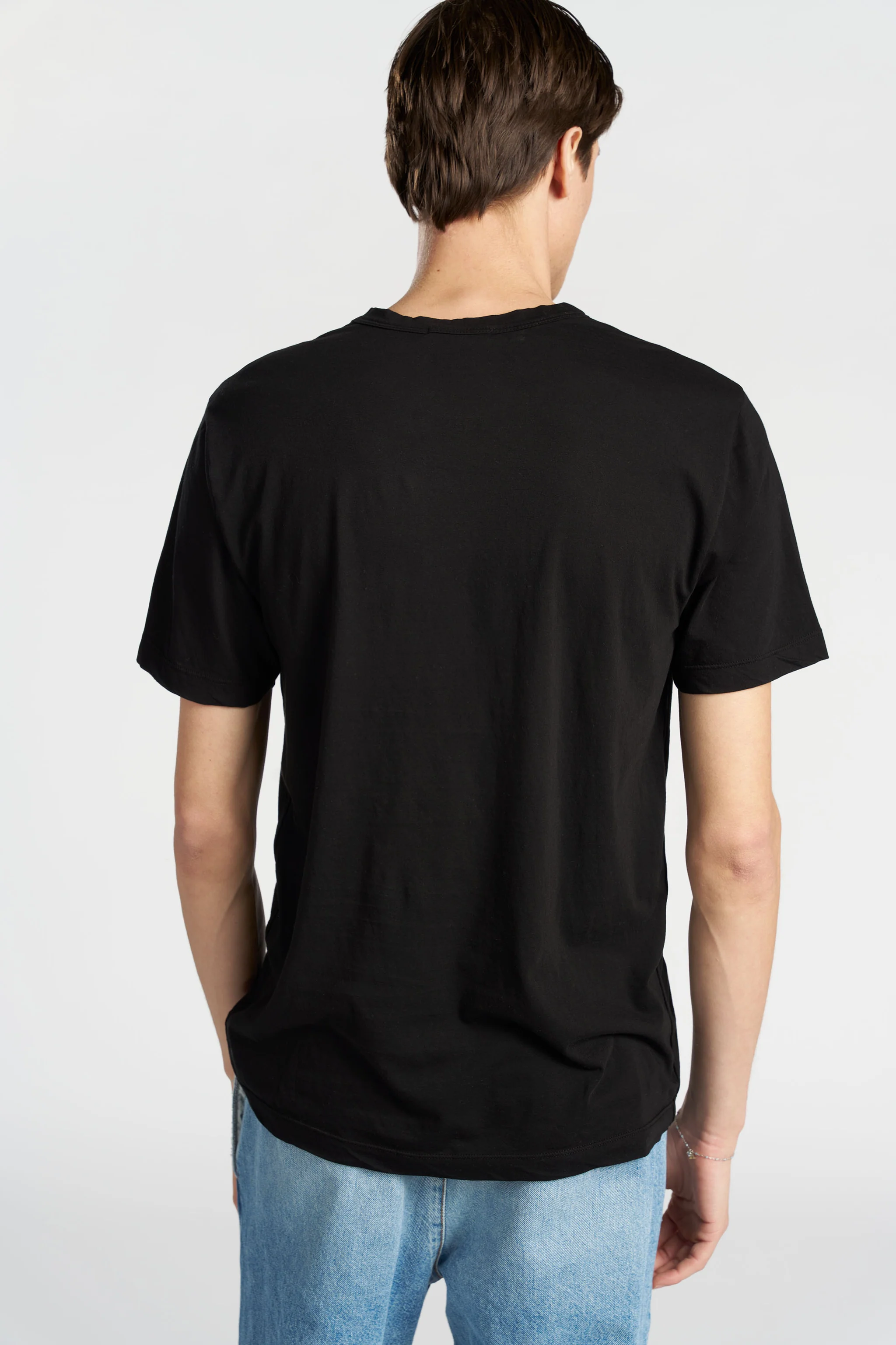 COTTON CITIZEN Classic Crewneck T-Shirt in Jet Black