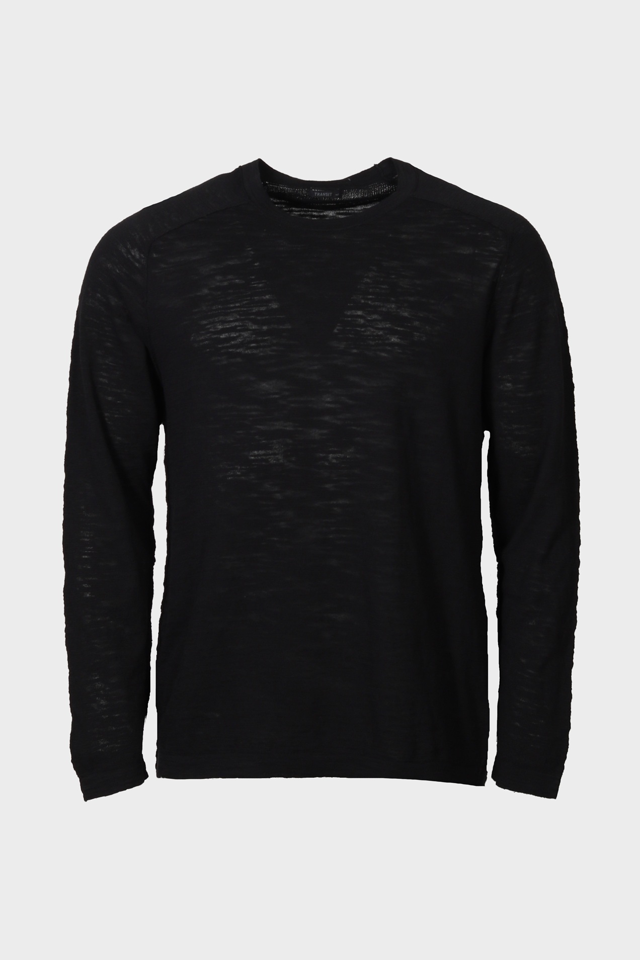 TRANSIT UOMO Summer Knit Pullover in Black