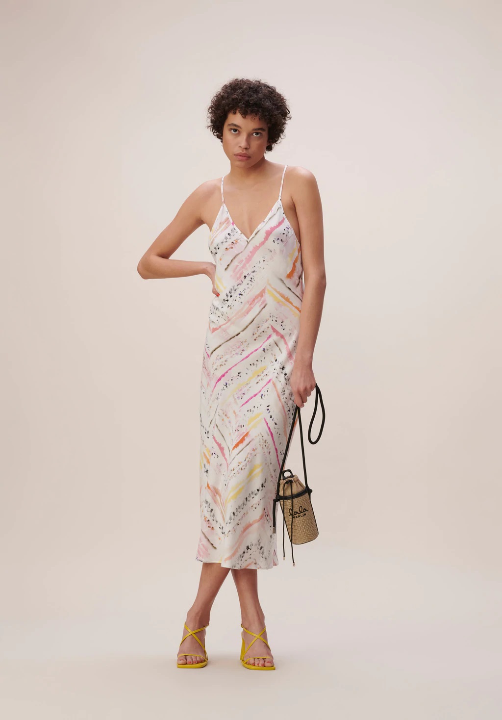 Lala Berlin Dress Dolora in Palm Beach