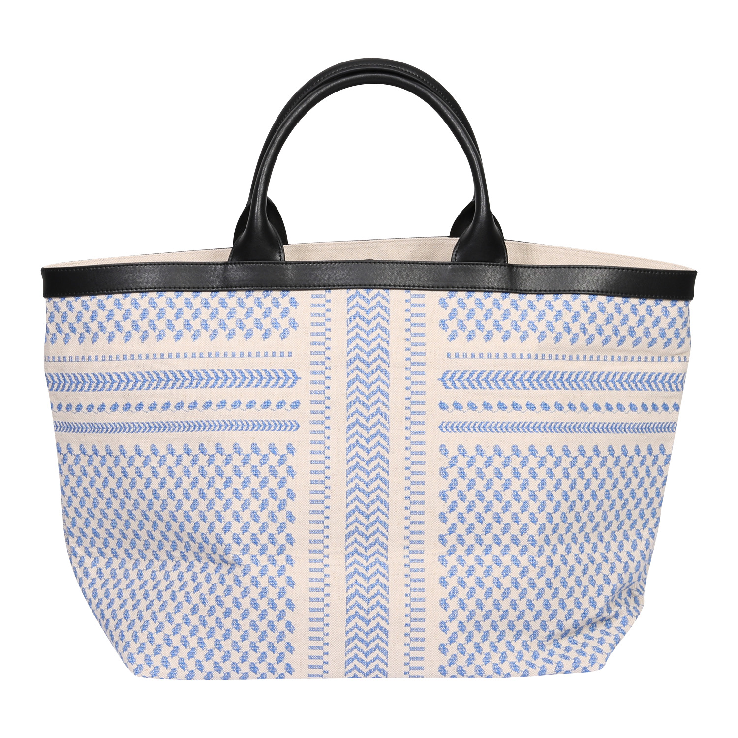Lala Berlin Tote Lauren X-Stitch Blue