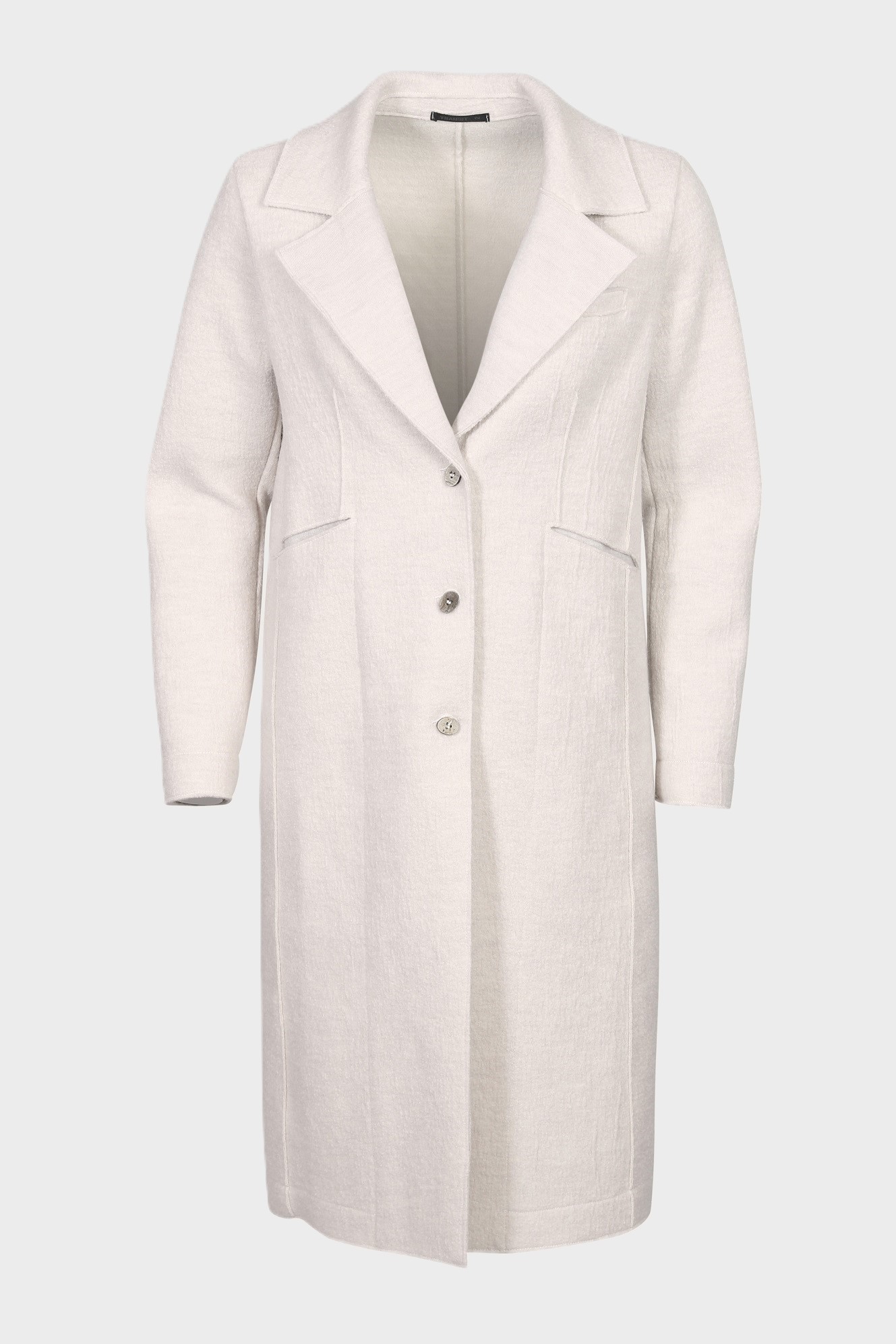 TRANSIT PAR SUCH Easy Soft Coat in Ecru TRANSIT PAR SUCH Easy Soft Coat in Ecru