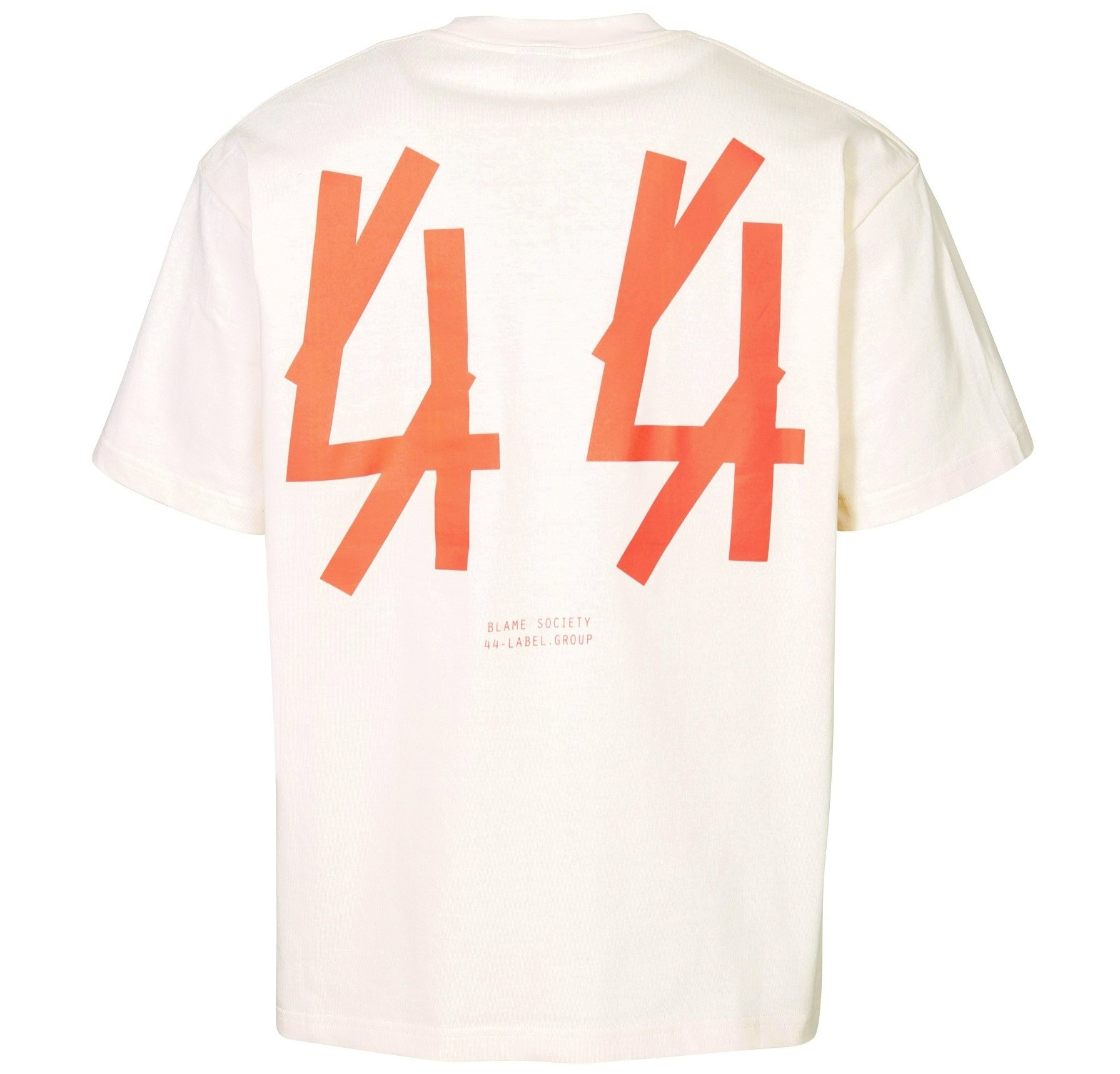 44 LABEL GROUP Original T-Shirt in Bones/Neon Print 3XL