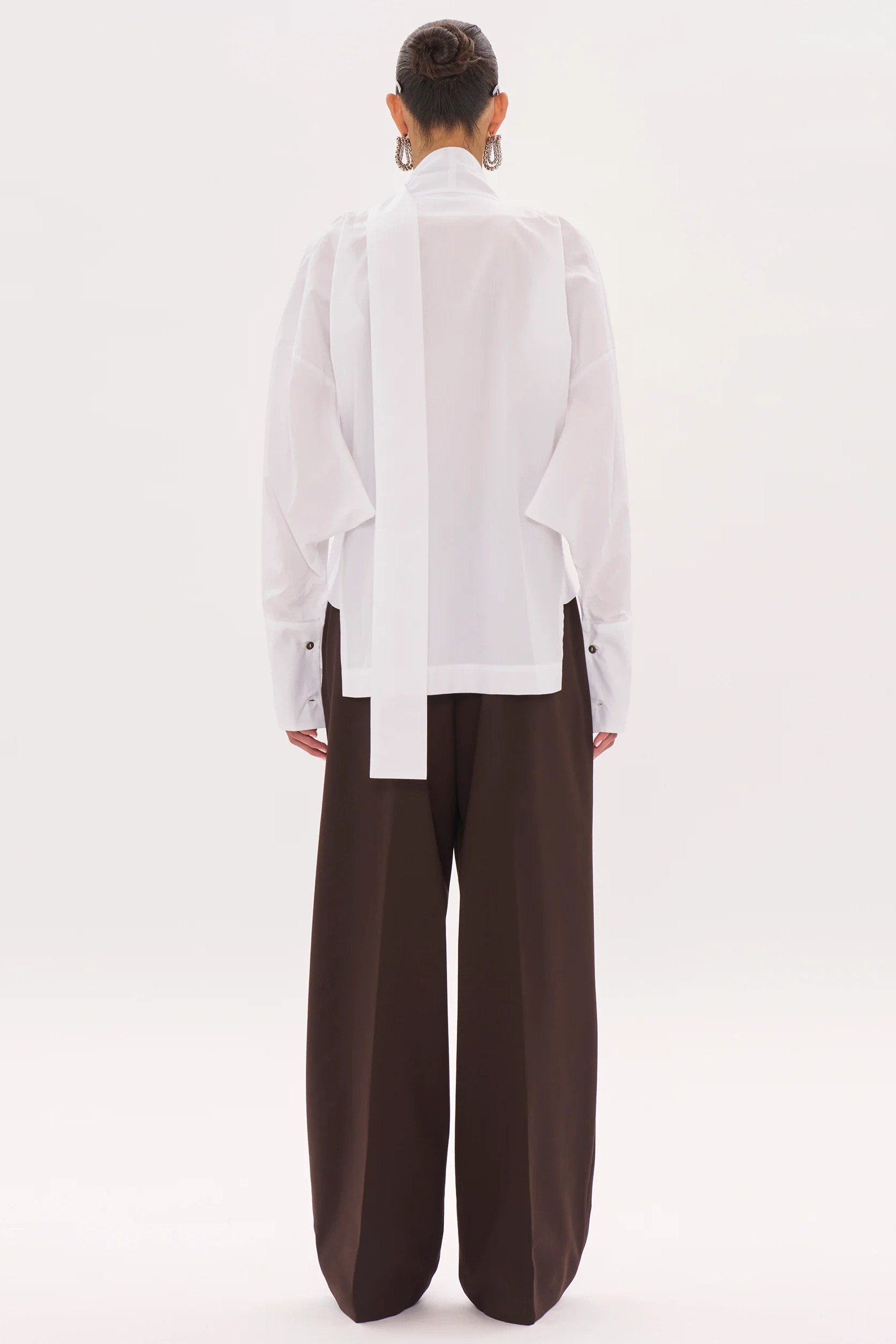 THE LATEST Light Cotton Blouse in White