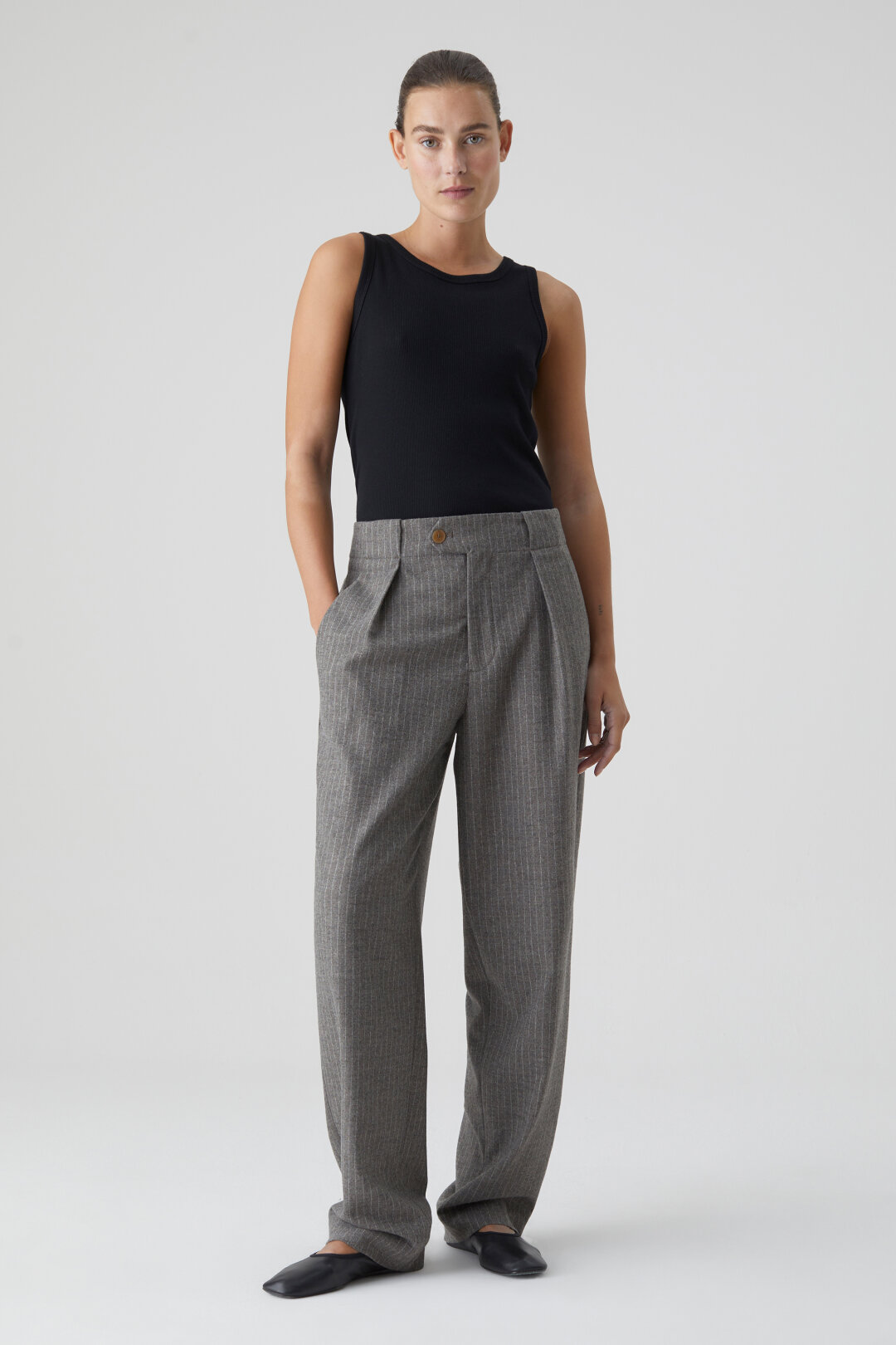 CLOSED Mawson Wool Trouser in Grey