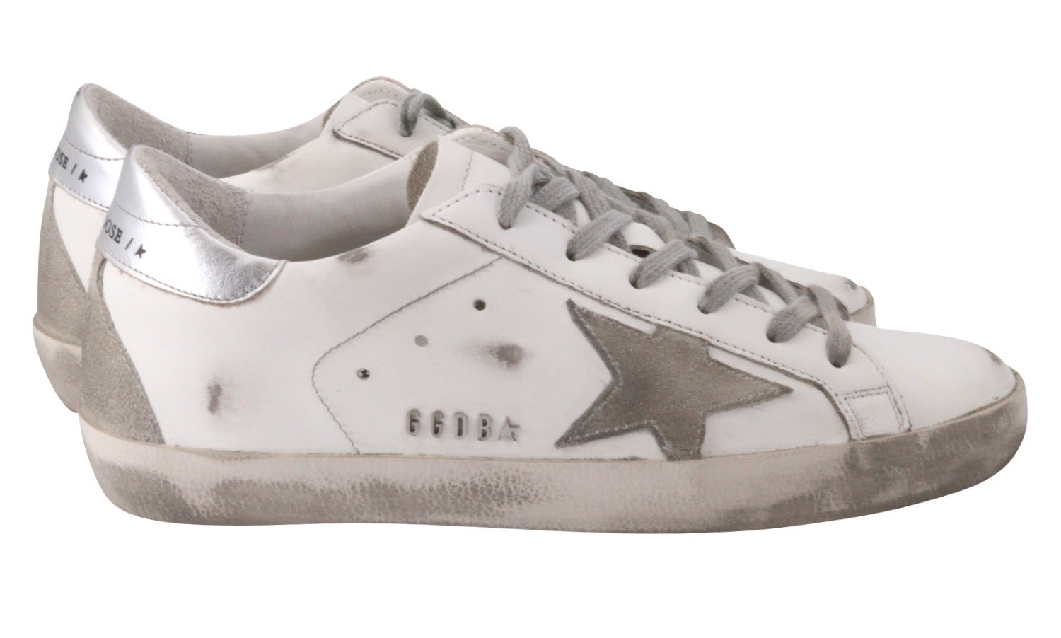 Golden Goose Sneaker Superstar White/Silver