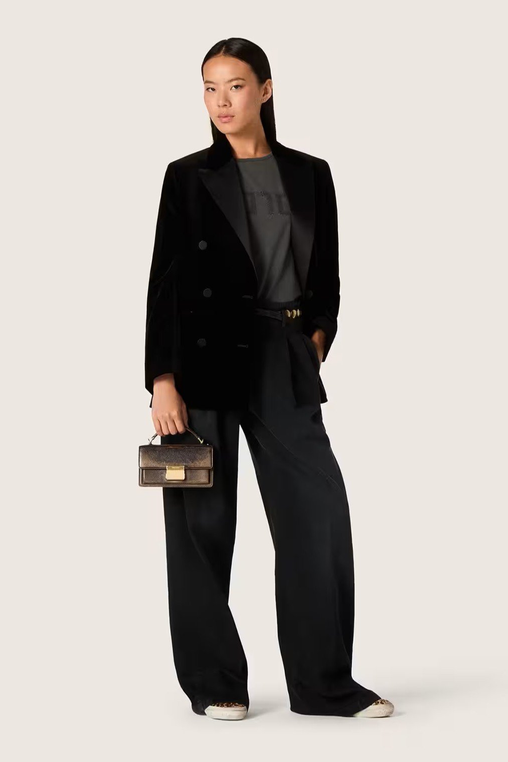 GOLDEN GOOSE Oversize Velvet Blazer