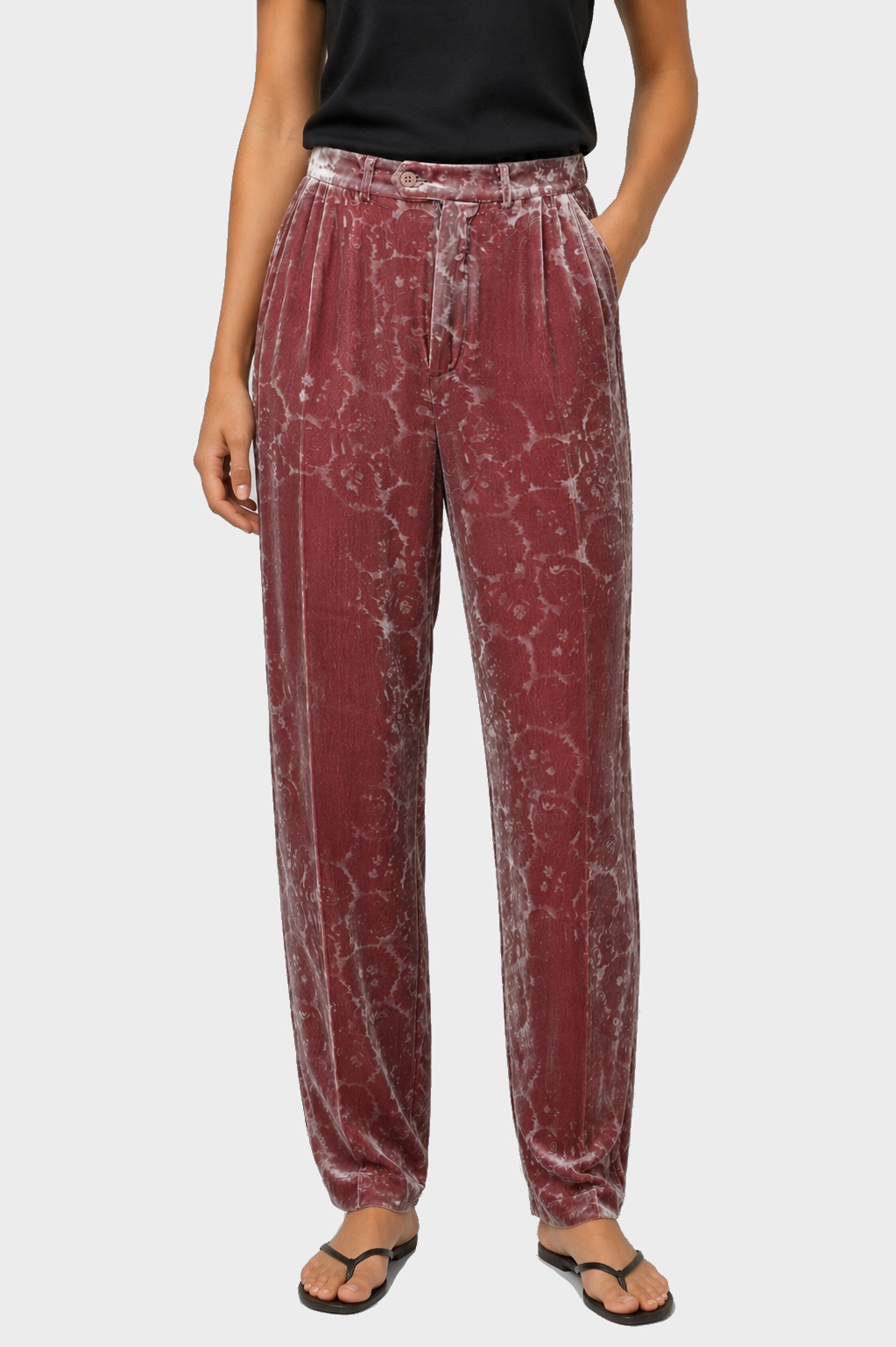 MAGLIANO Velvet Pant in Frosted Rose