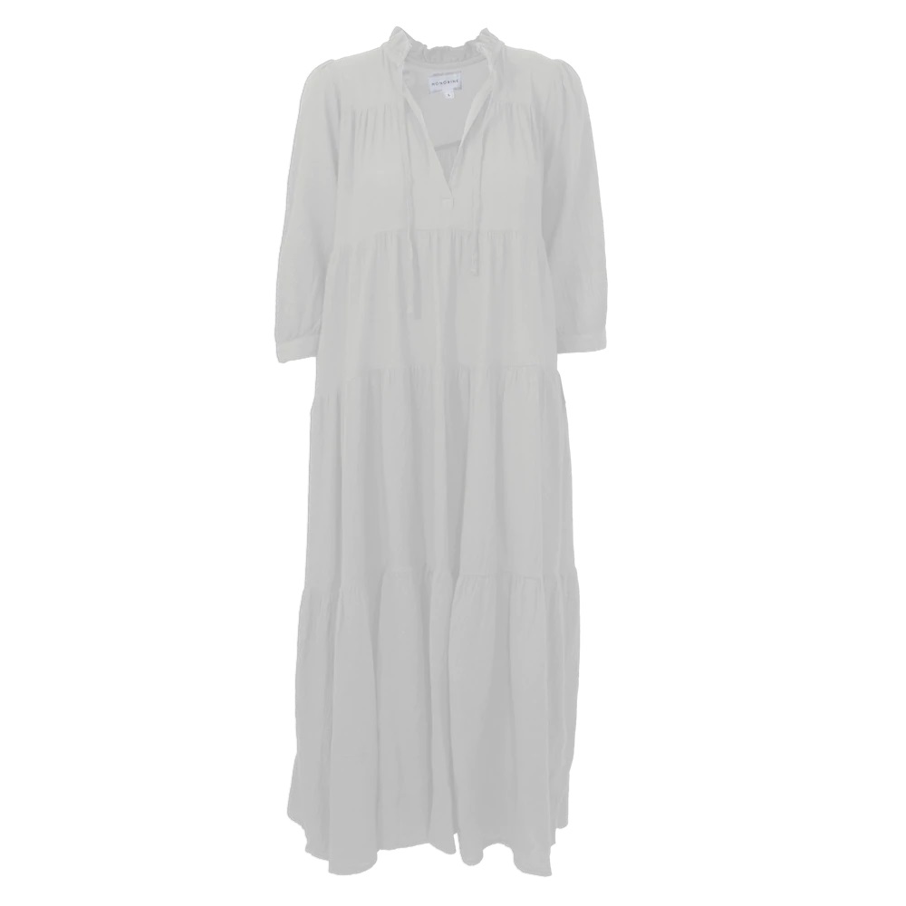 HONORINE Long Giselle Dress in White