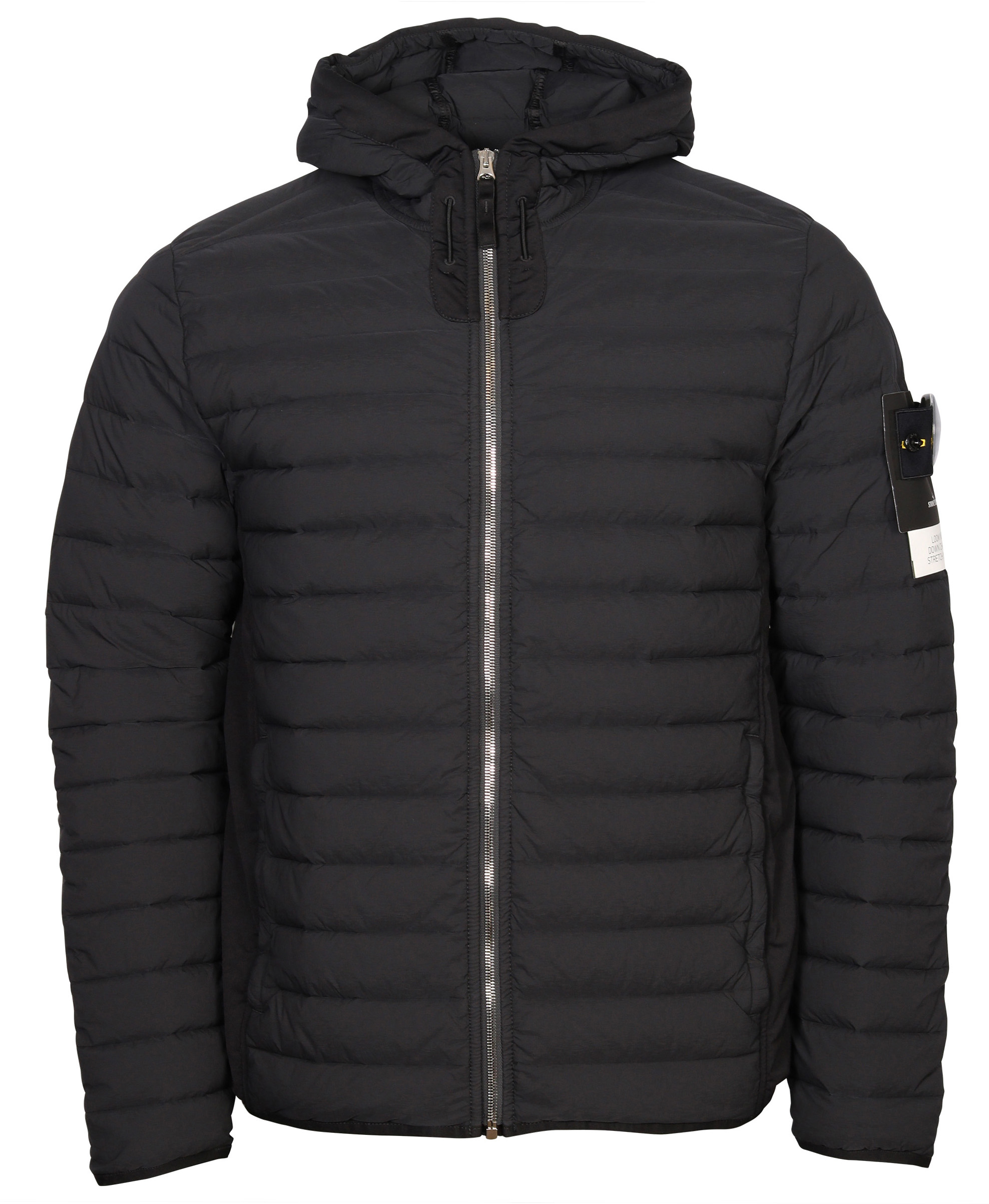 Stone Island Real Down Jacket Black