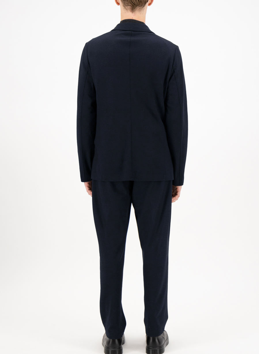 HARRIS WHARF Wool Jacket in Navy