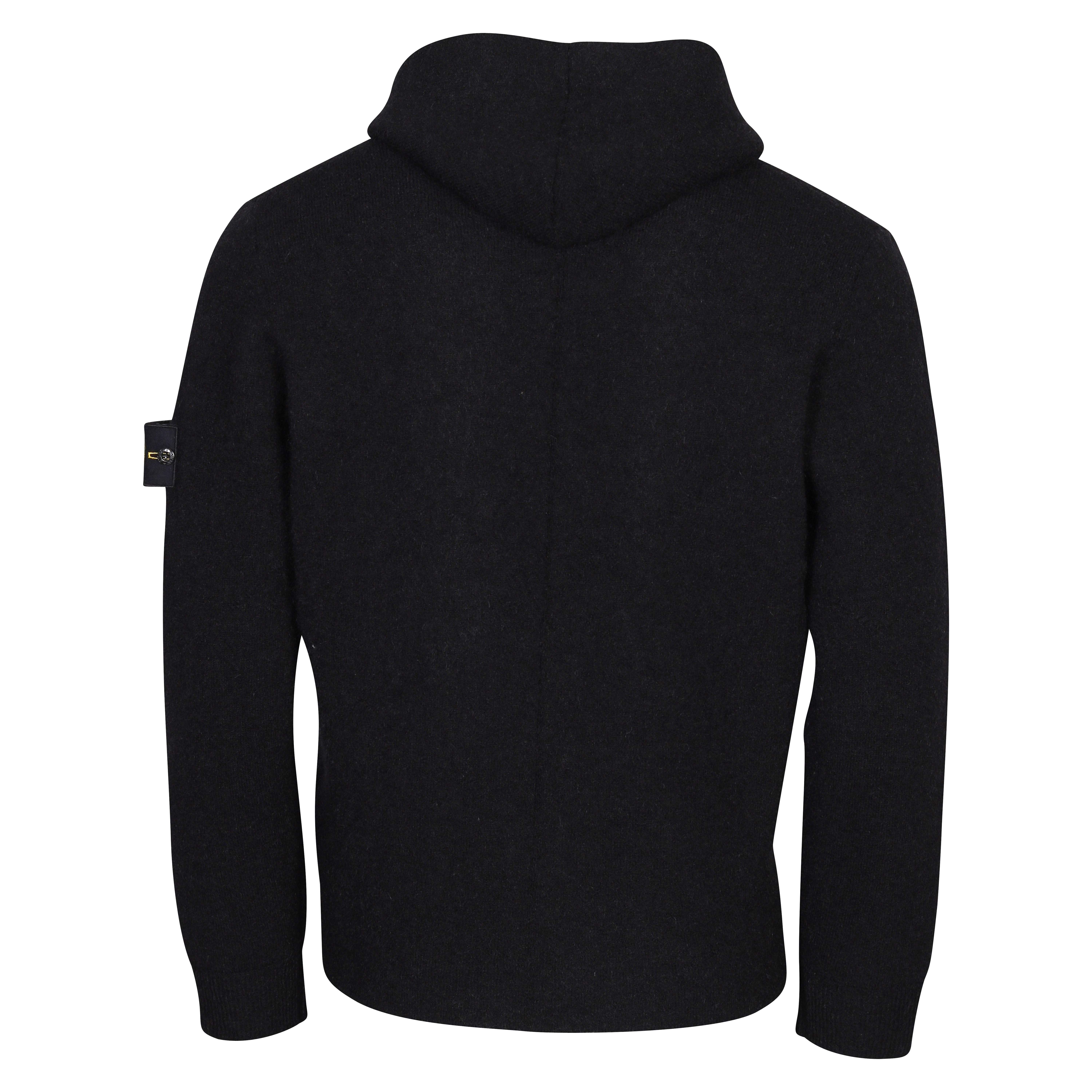 Stone Island Mohair Hoodie in Black