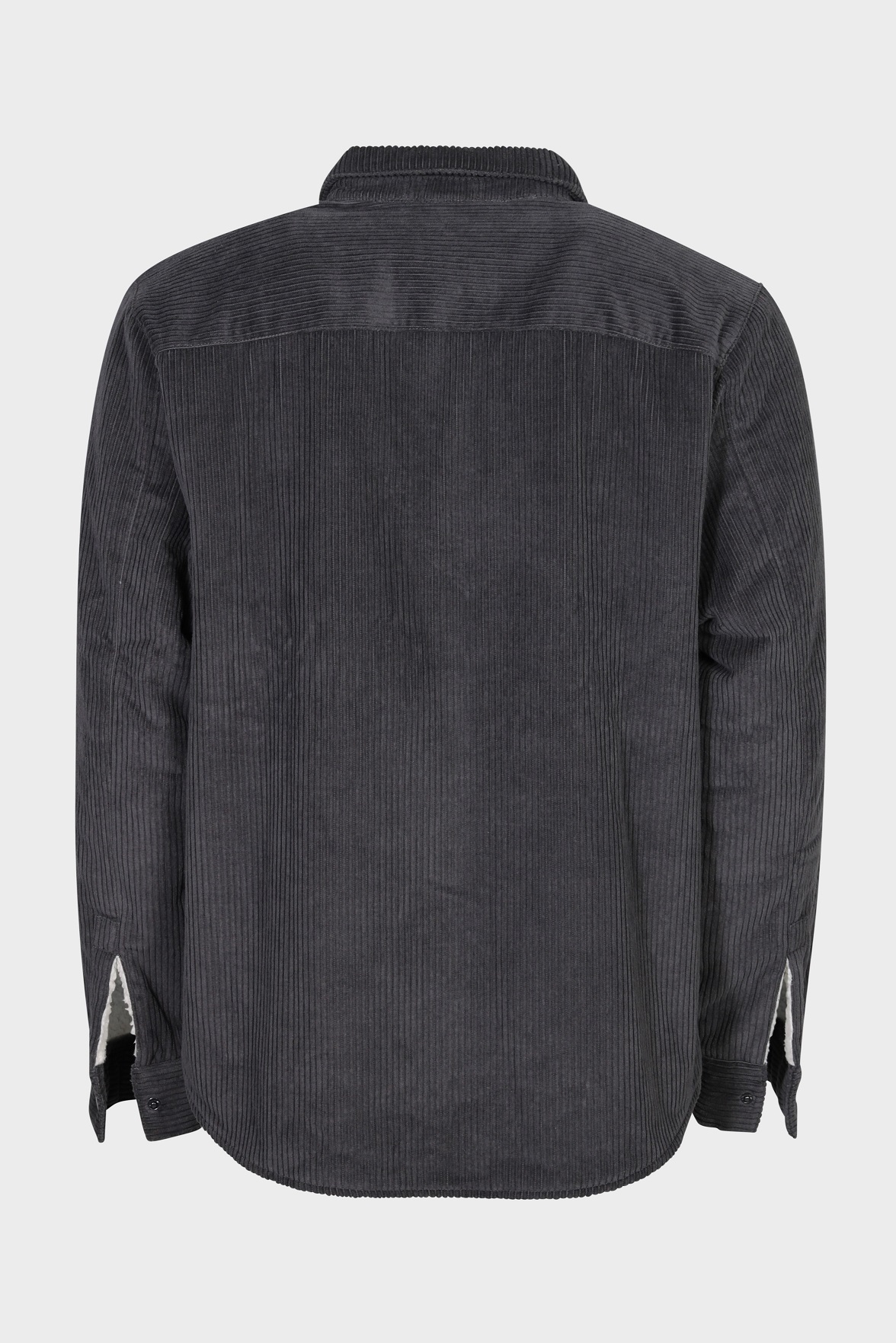 JAMES PERSE Sherpa Lined Corduroy Jacket in Grey JAMES PERSE Sherpa Lined Corduroy Jacket in Grey