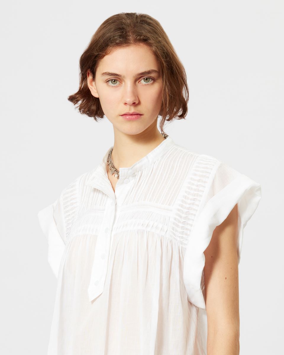 ISABEL MARANT ÉTOILE Leaza Top in White FR36 / DE34