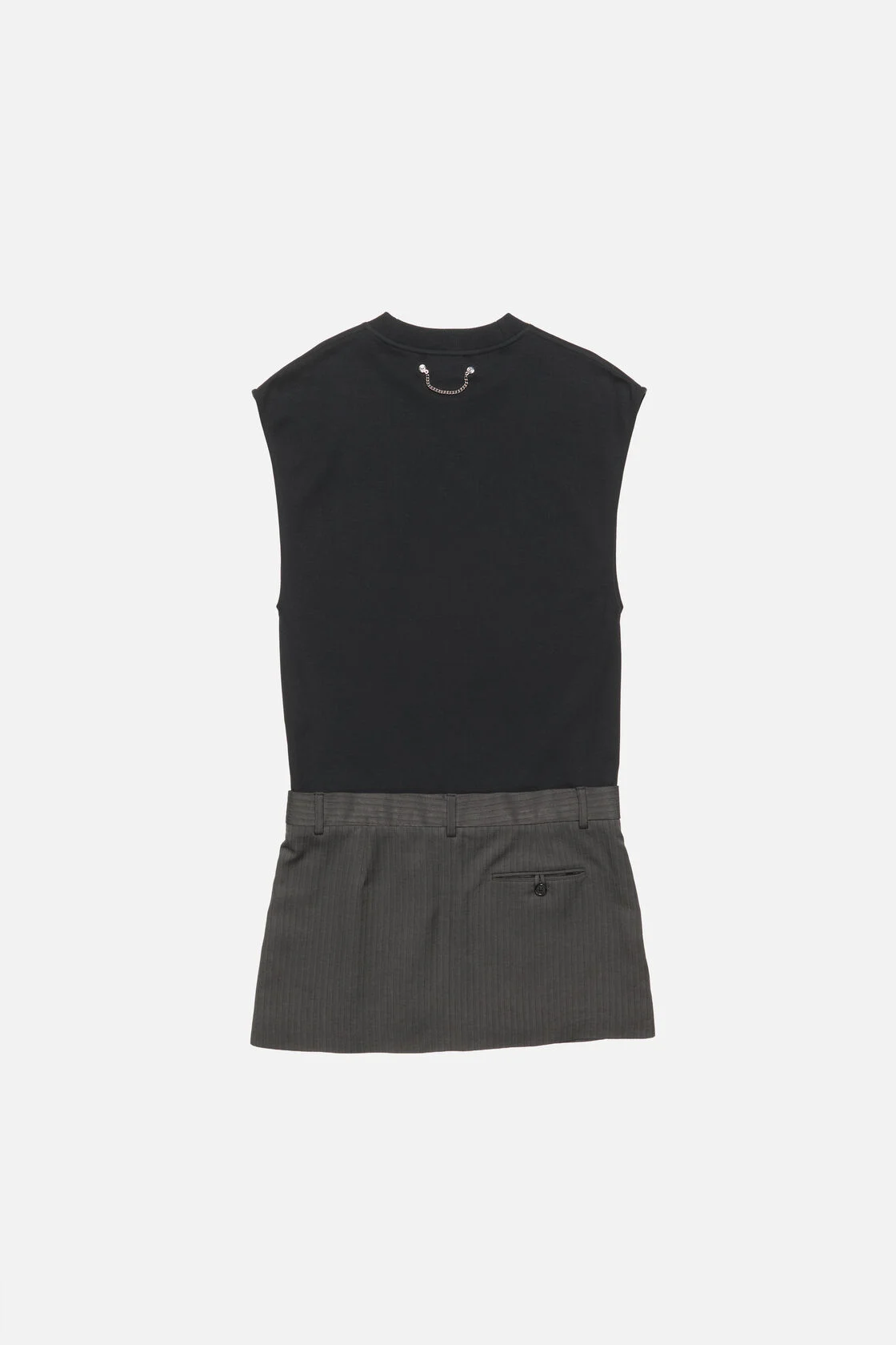 ACNE STUDIOS Short Dress in Black/Grey