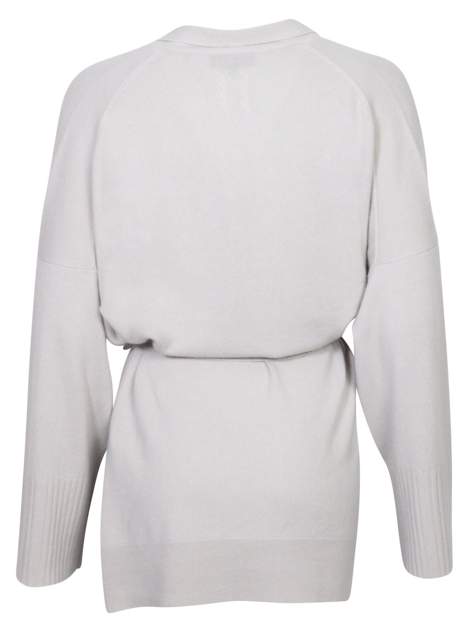 Nili Lotan Mackenzie Cashmere Kimono Smoke Grey one size