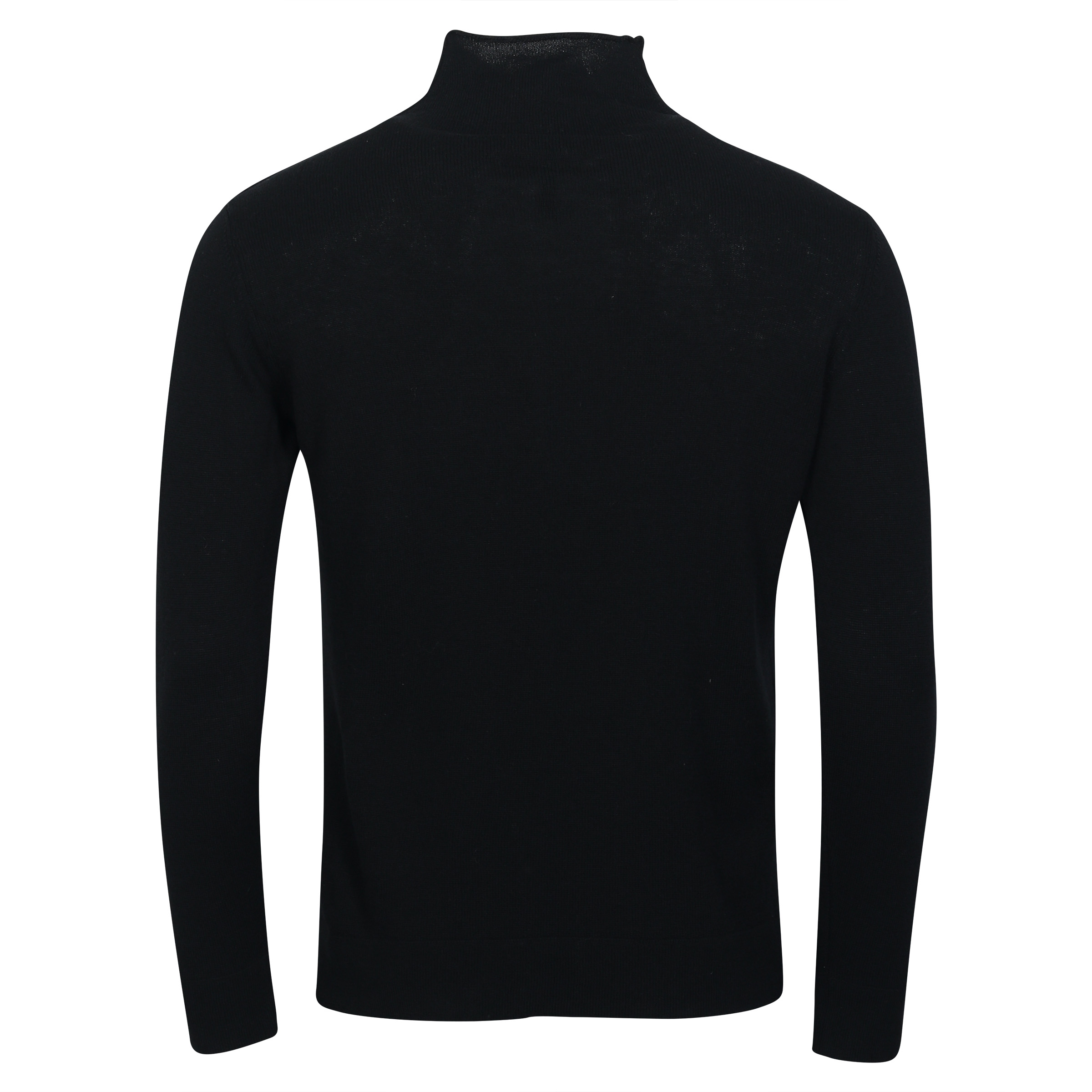 Transit Uomo Light Wool Turtle Neck Sweater in Black