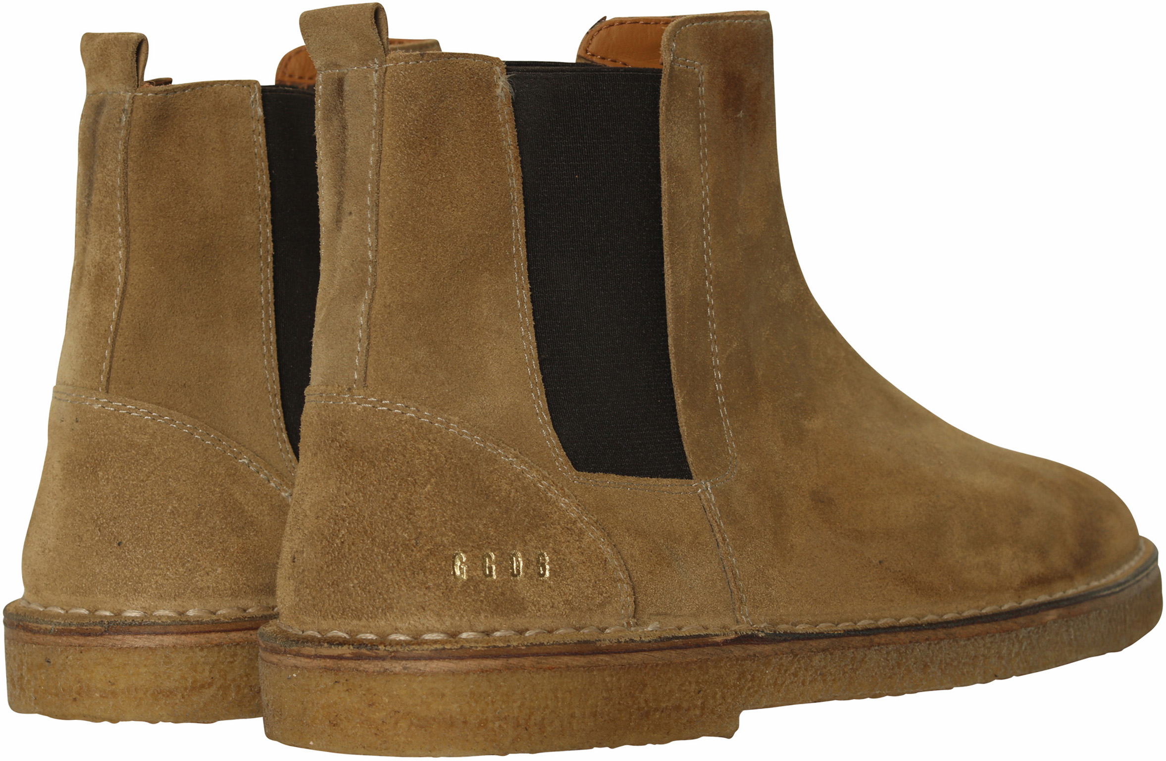 Golden Goose Boots Portman Beige Suede