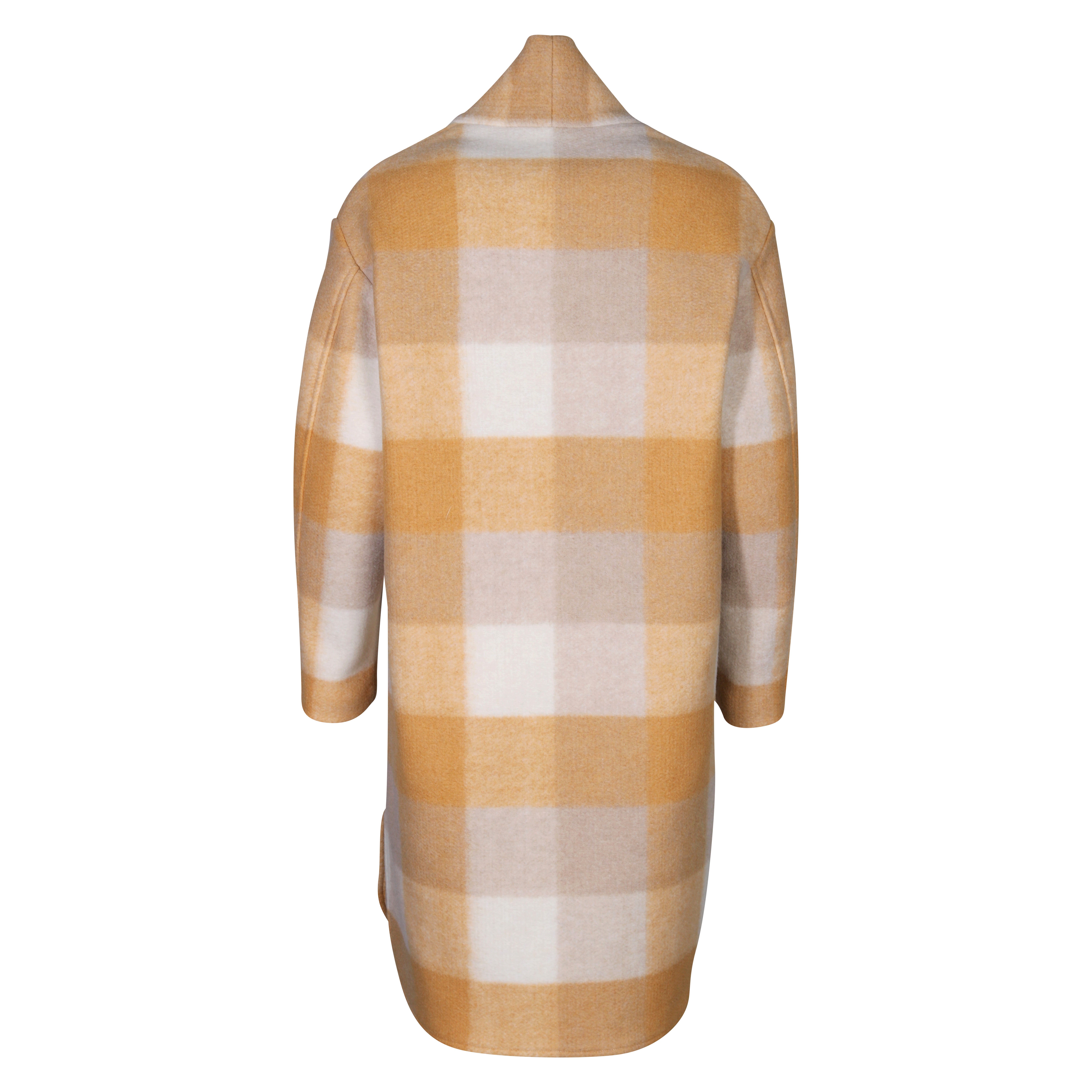Isabel Marant Étoile Check Coat Gabriel in Honey
