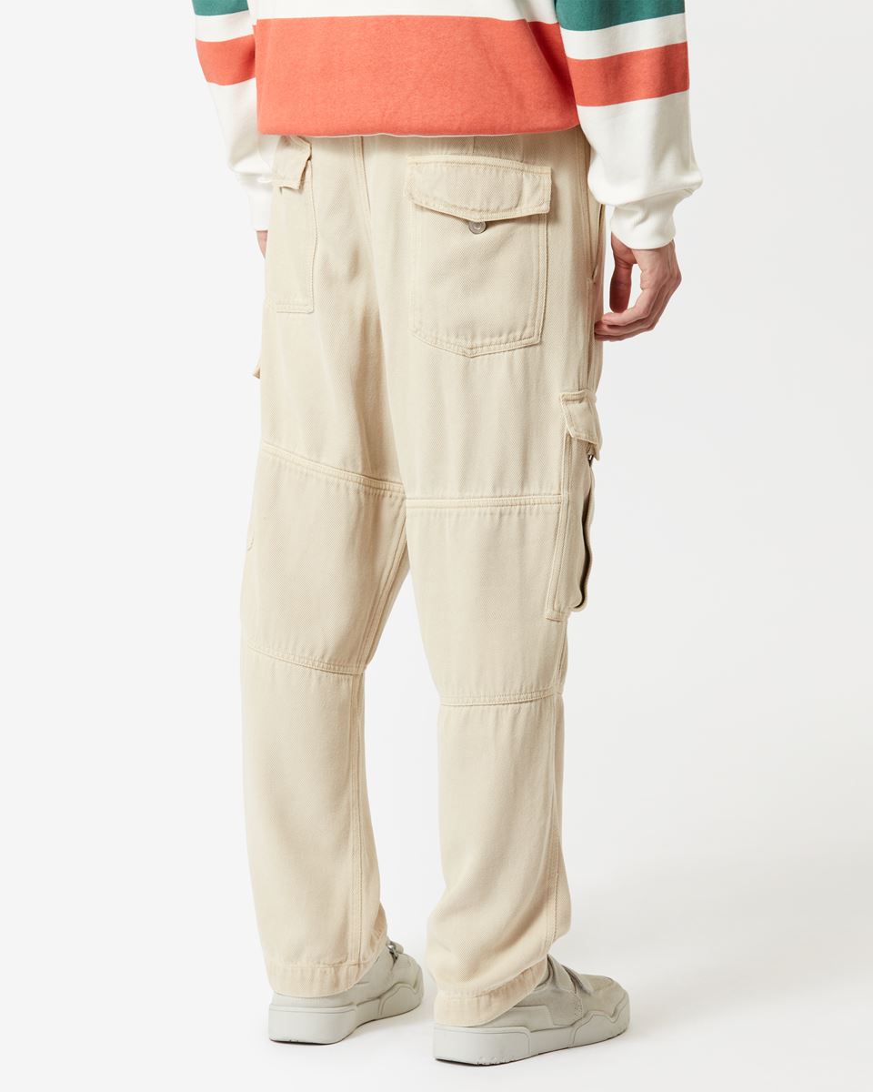 ISABEL MARANT Terence Cargo Pant in Ecru