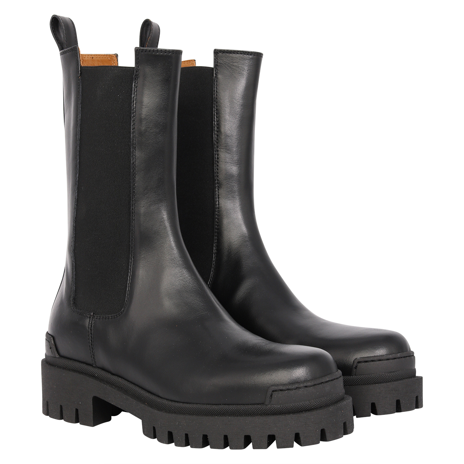 Ennequadro Chelsea Combat Boots Black