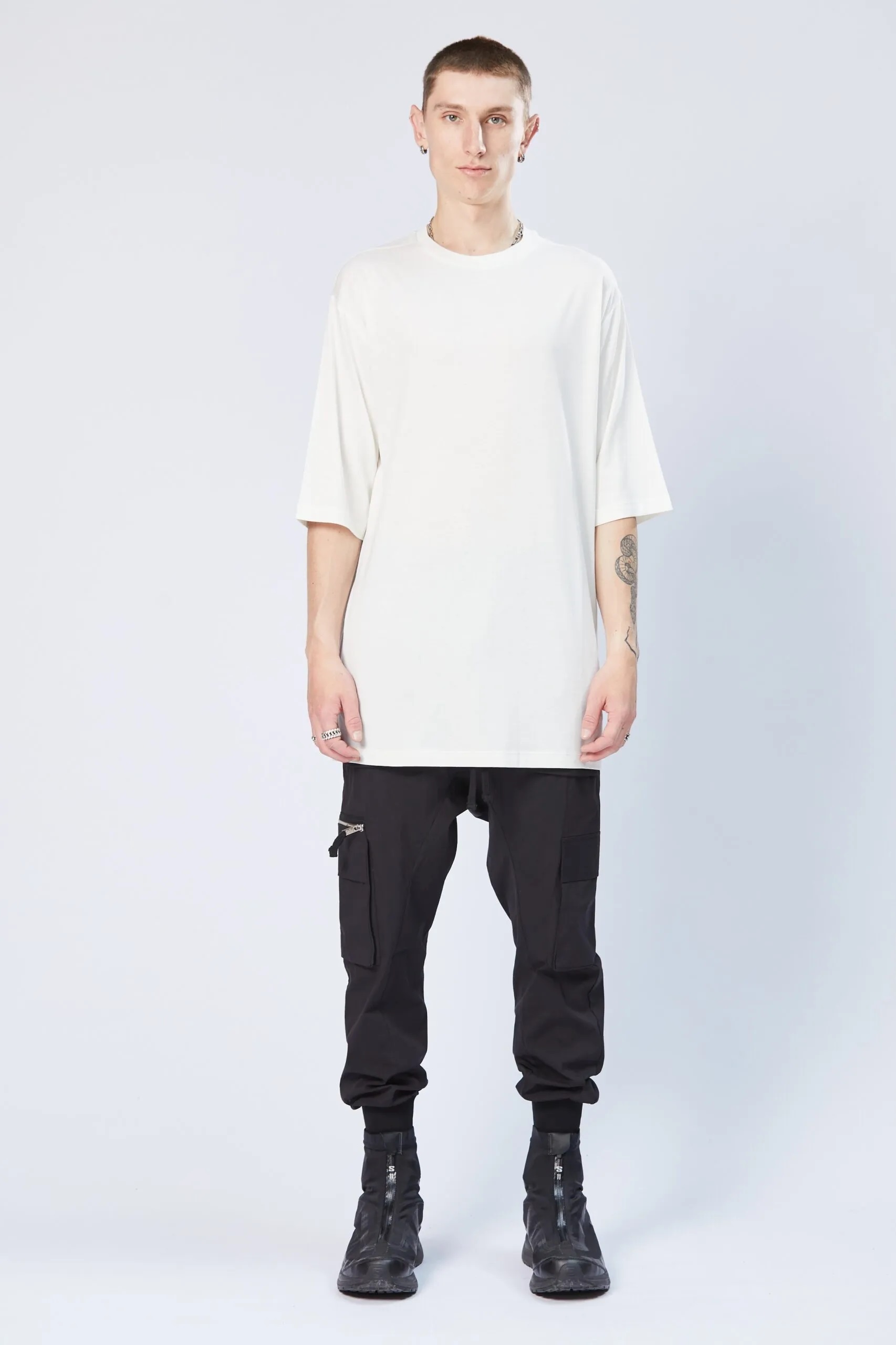 THOM KROM Oversize T-Shirt in Cream XL