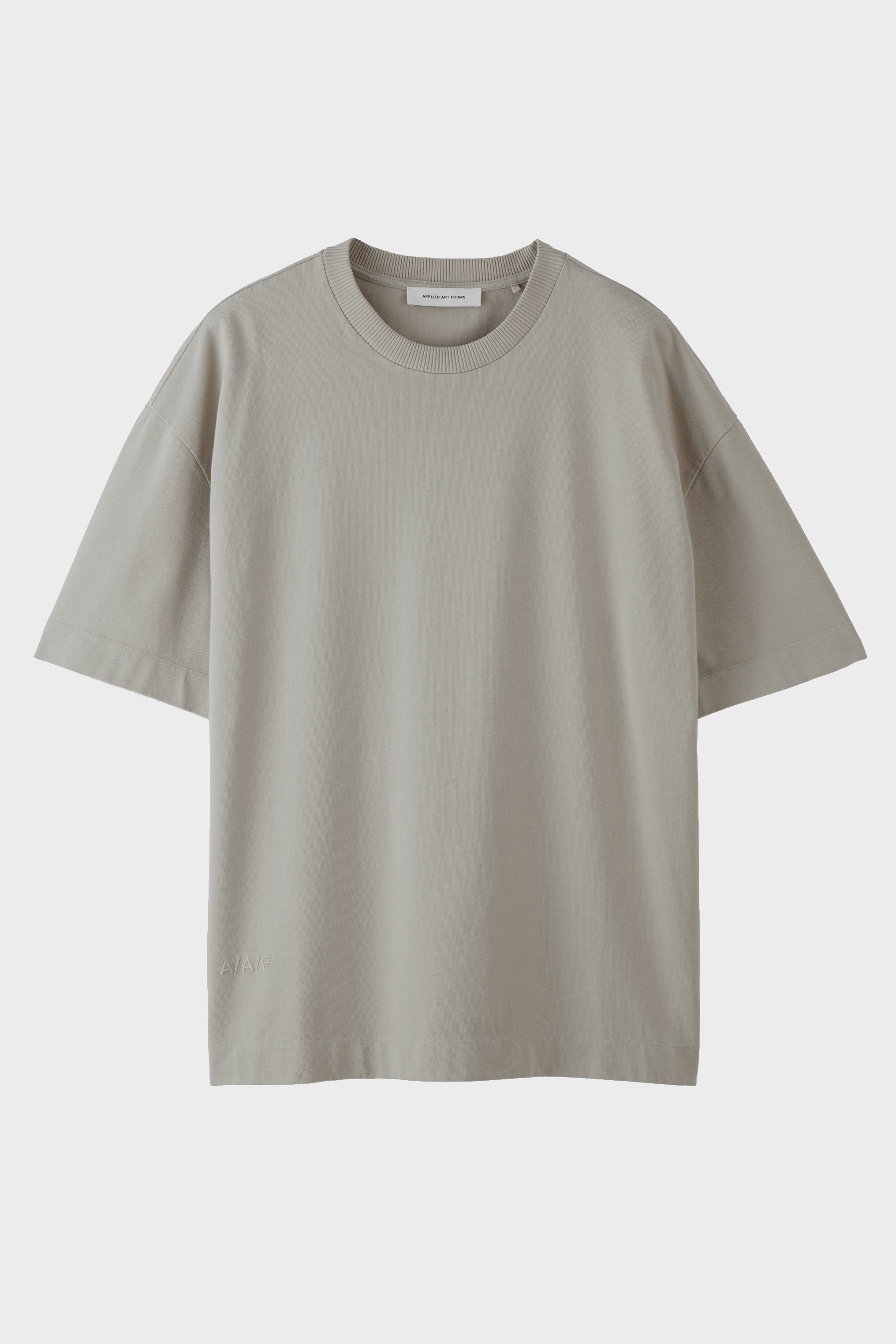 APPLIED ART FORMS Oversize T-Shirt in Ghost Grey S