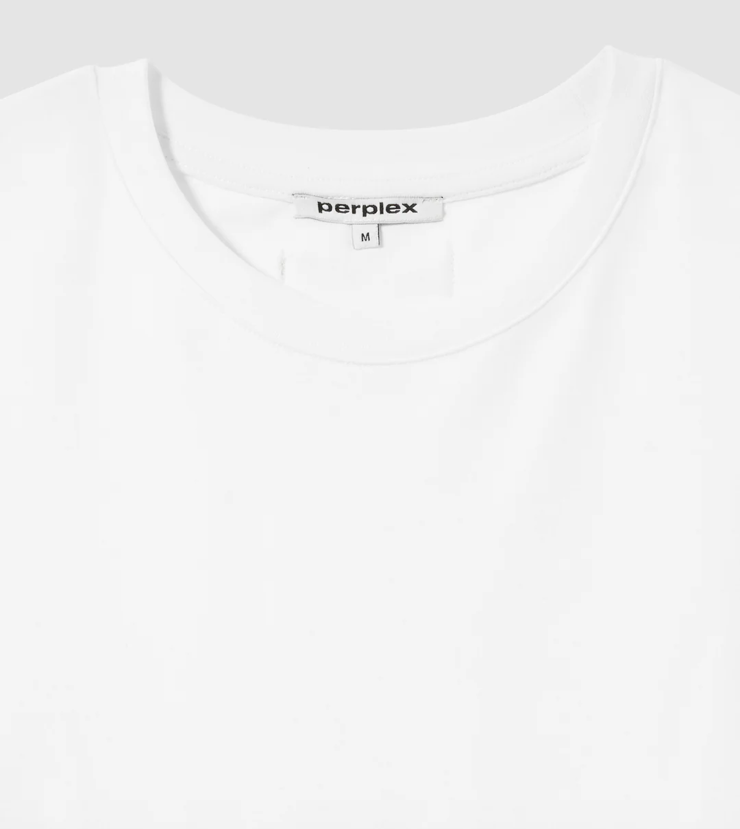 PERPLEX Cropped Boxy Fit T-Shirt in White