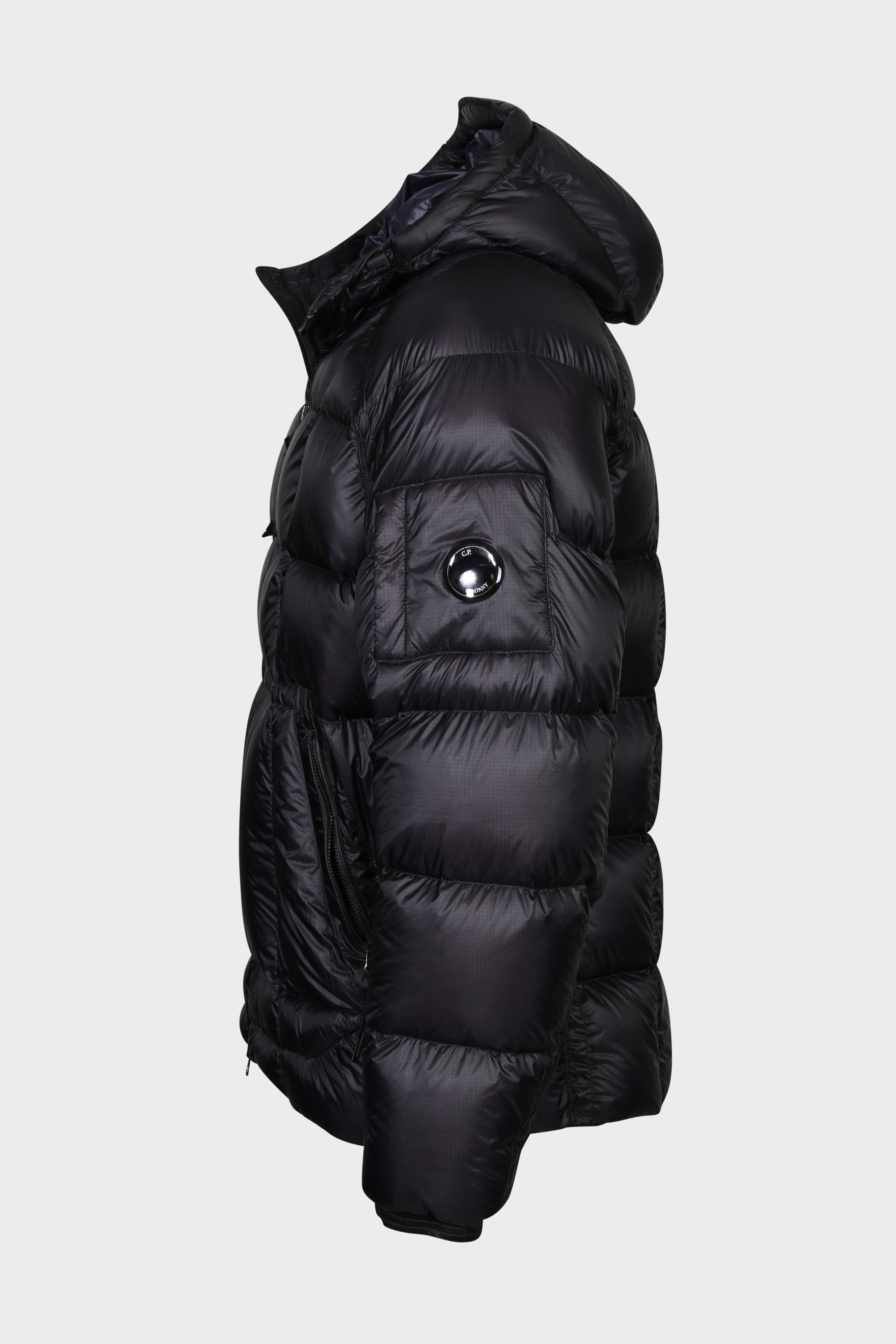 C.P. COMPANY D.D. Shell Hooded Down Jacket in Navy S