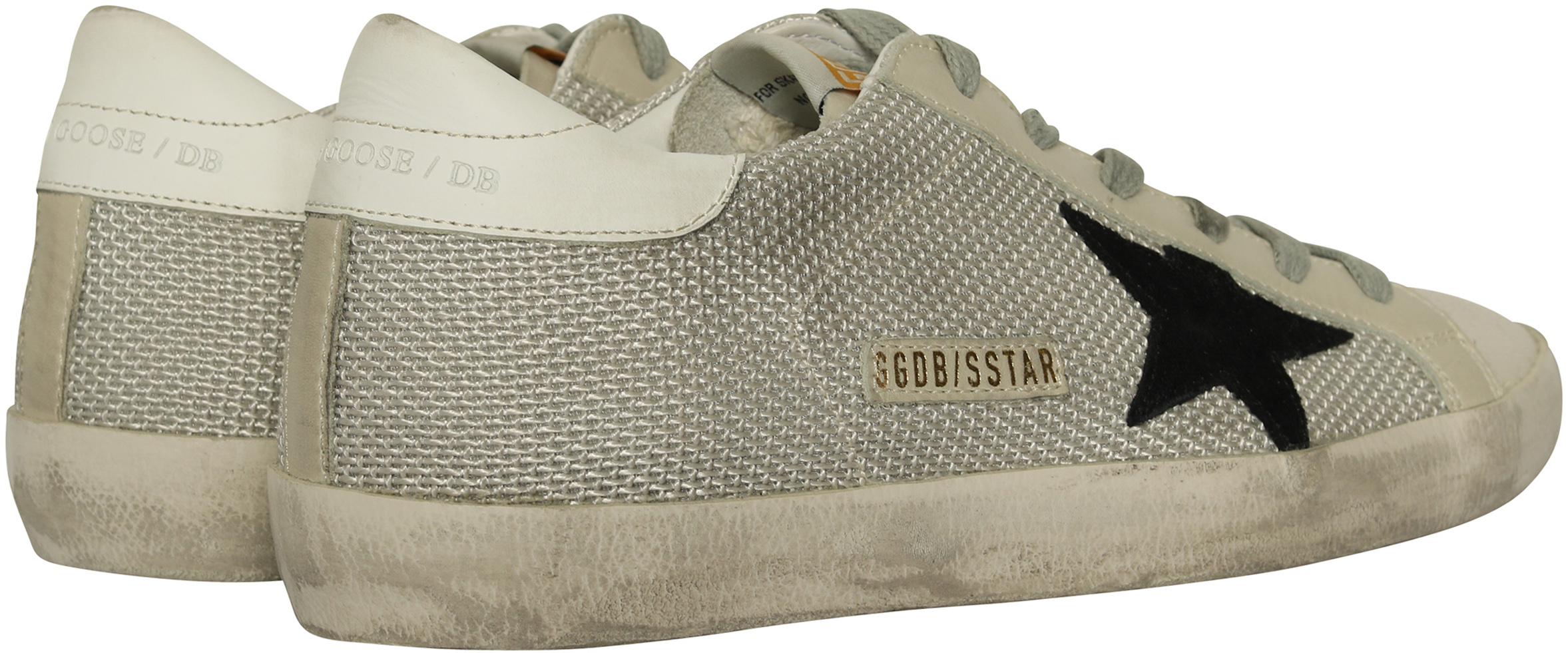 GOLDEN GOOSE SUPERSTAR GREY CORD GUM 37