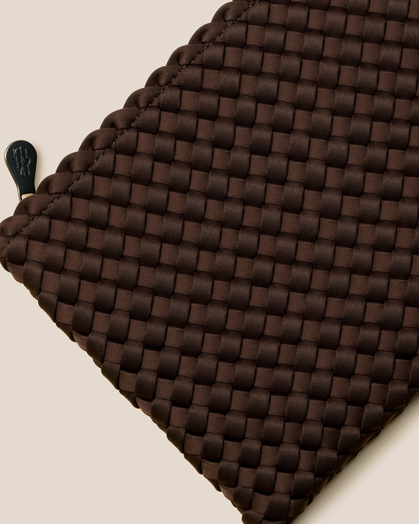 NAGHEDI Handwoven Large Tote St. Barth in Chocolate NAGHEDI Handwoven Large Nomad Hobo Bag in Chocolate