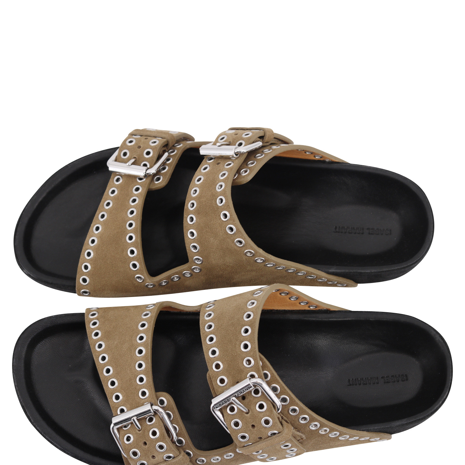 Isabel Marant Sandals Lennyo Taupe Suede 41