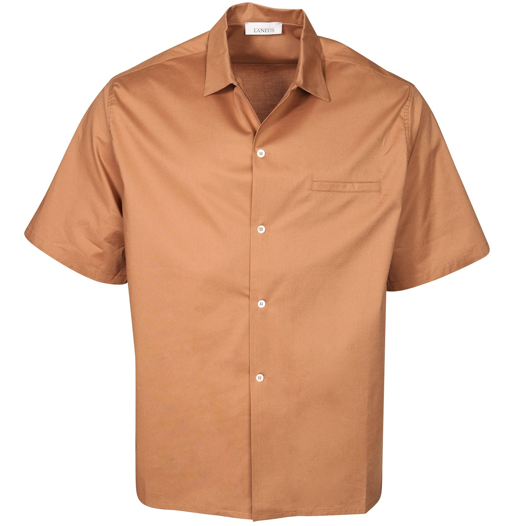 LANEUS Bowling Shirt in Tabac 48