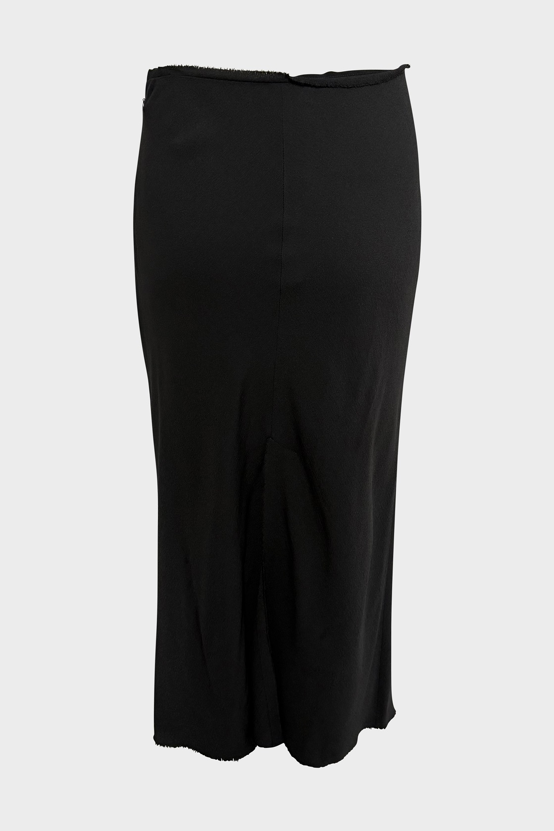 AMI PARIS Midi Skirt in Anthracite