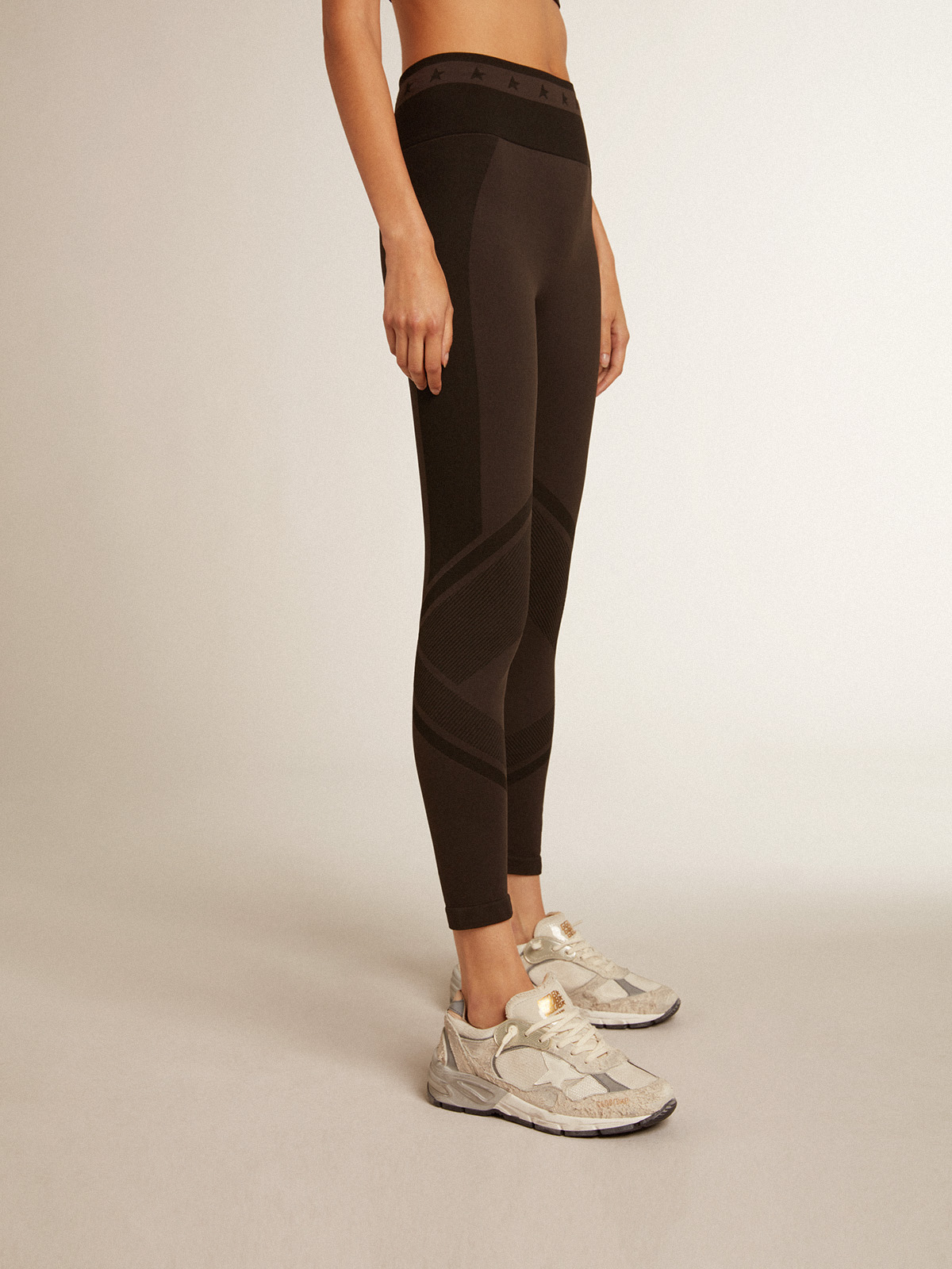 Golden Goose Leggings Genesis in Black S/M