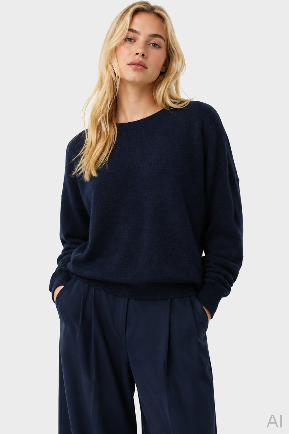 ABSOLUT CASHMERE Kaira Sweater in Navy L