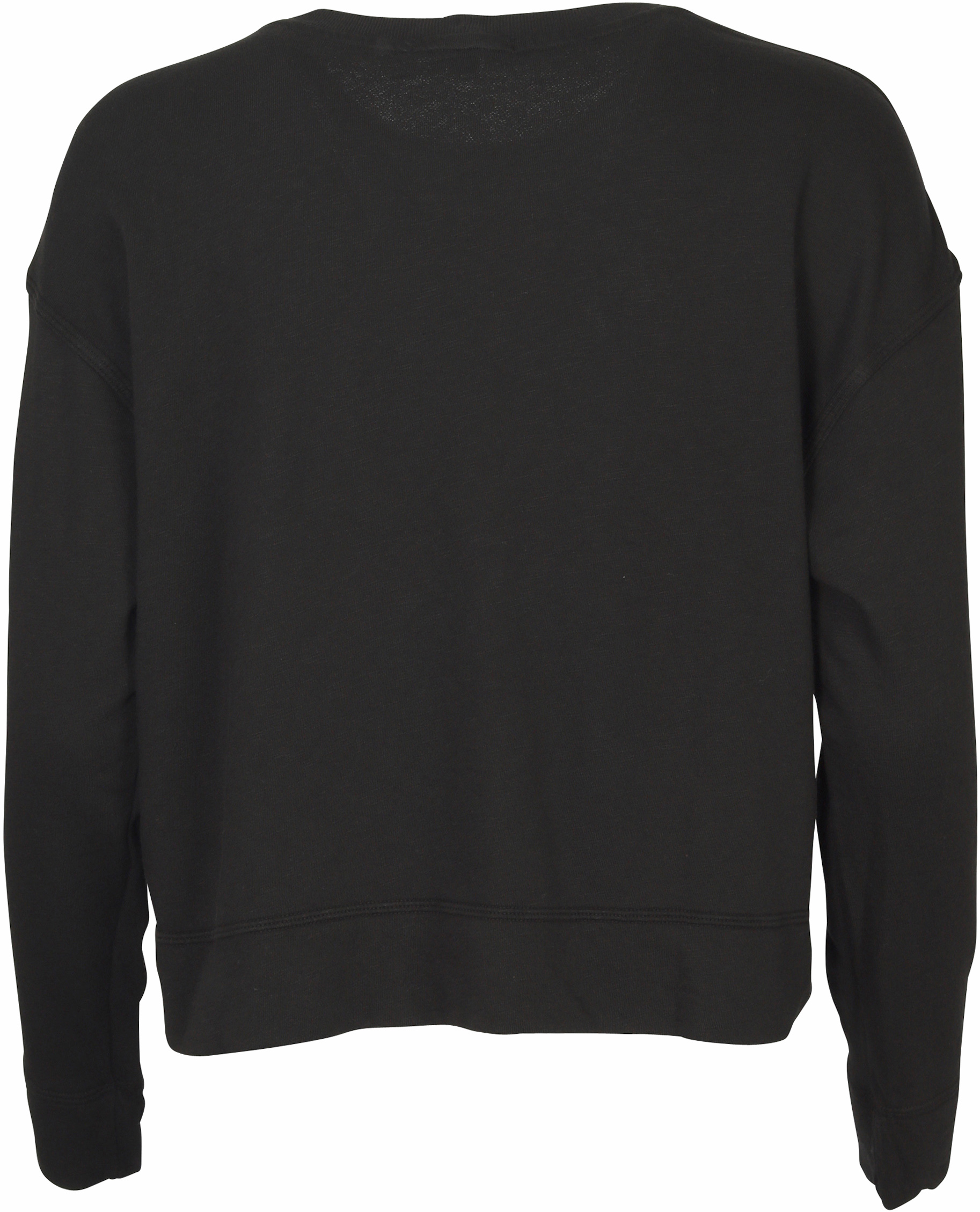James Perse Relaxed Cropped Sweatshirt Black