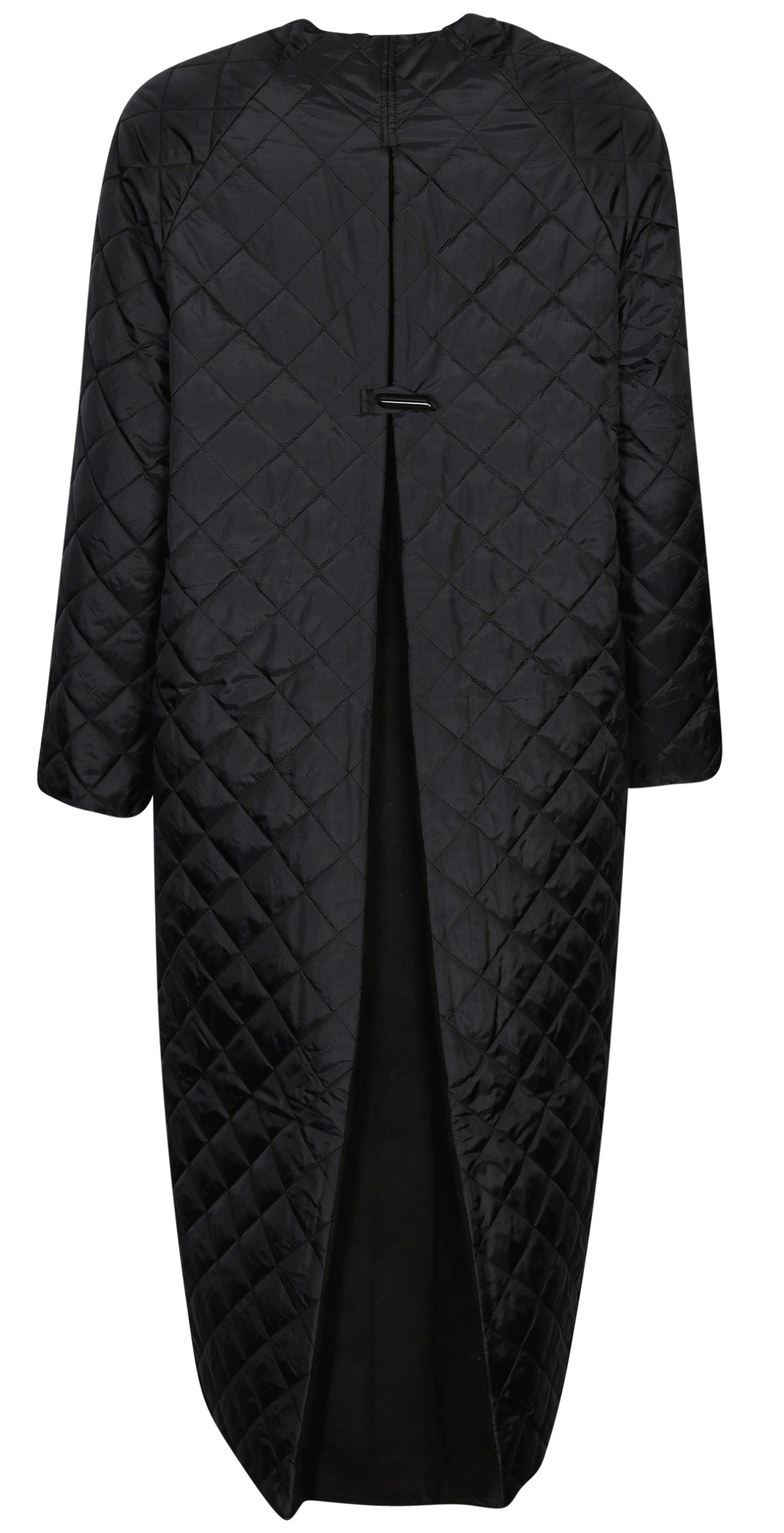 Ganni Recycled Ripstop Quilt Coat Black