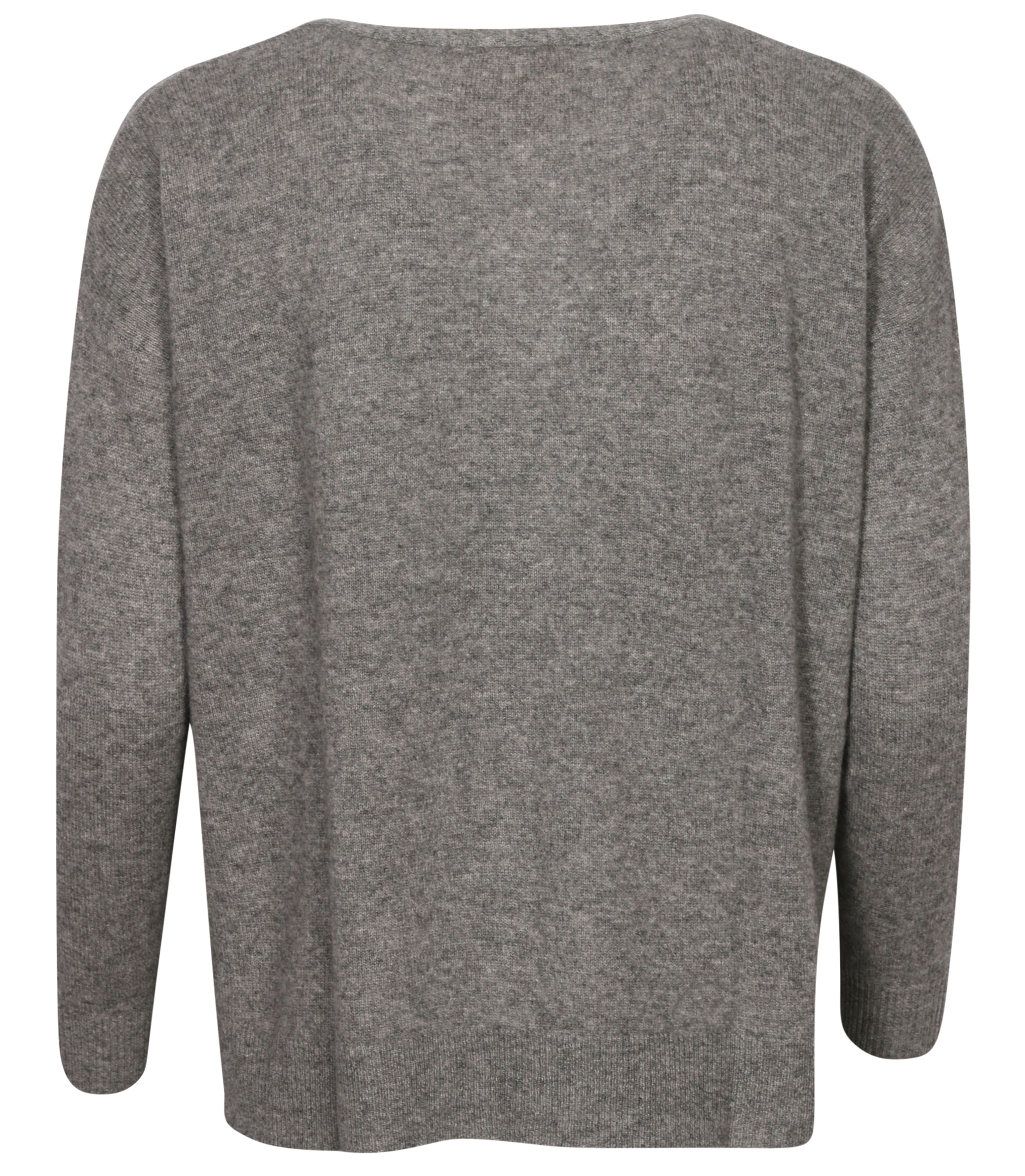 Absolut Cashmere Cardigan Gilet Heathergrey