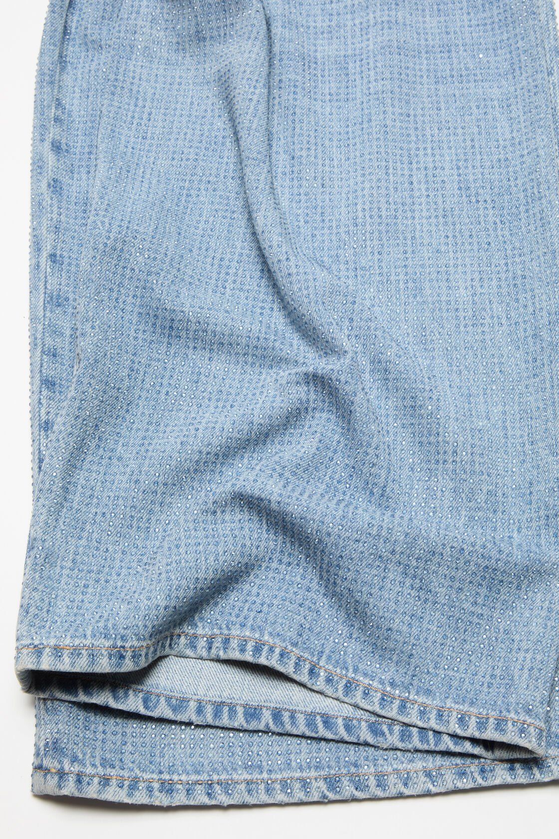 ACNE STUDIOS 2023 Baggy Fit Jeans with Rhinestones