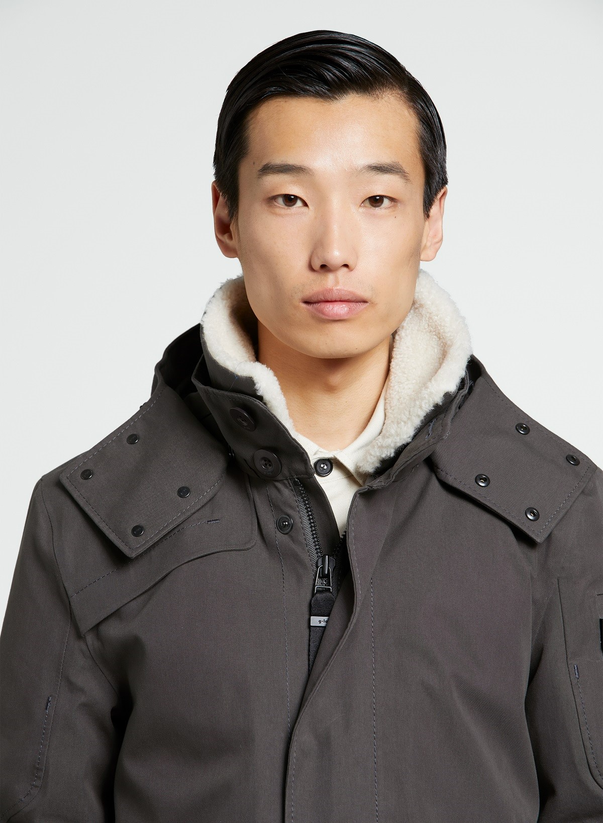 g-lab Magnum Cotton Touch Parka in Graphite L