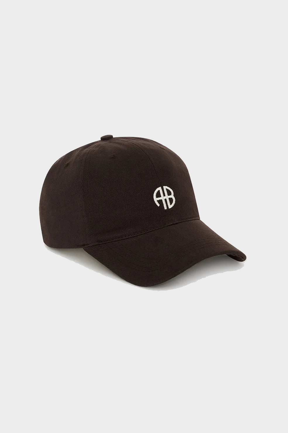 ANINE BING Baseball Cap in Deep Brown