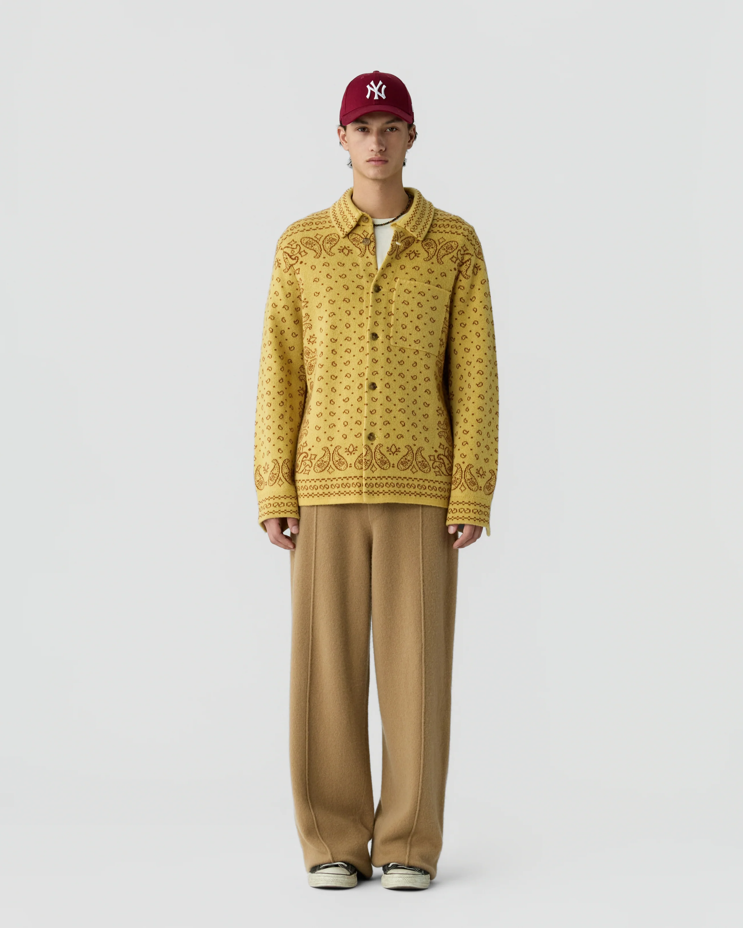 GUEST IN RESIDENCE Wild Rag Work Shirt Yellow Combo